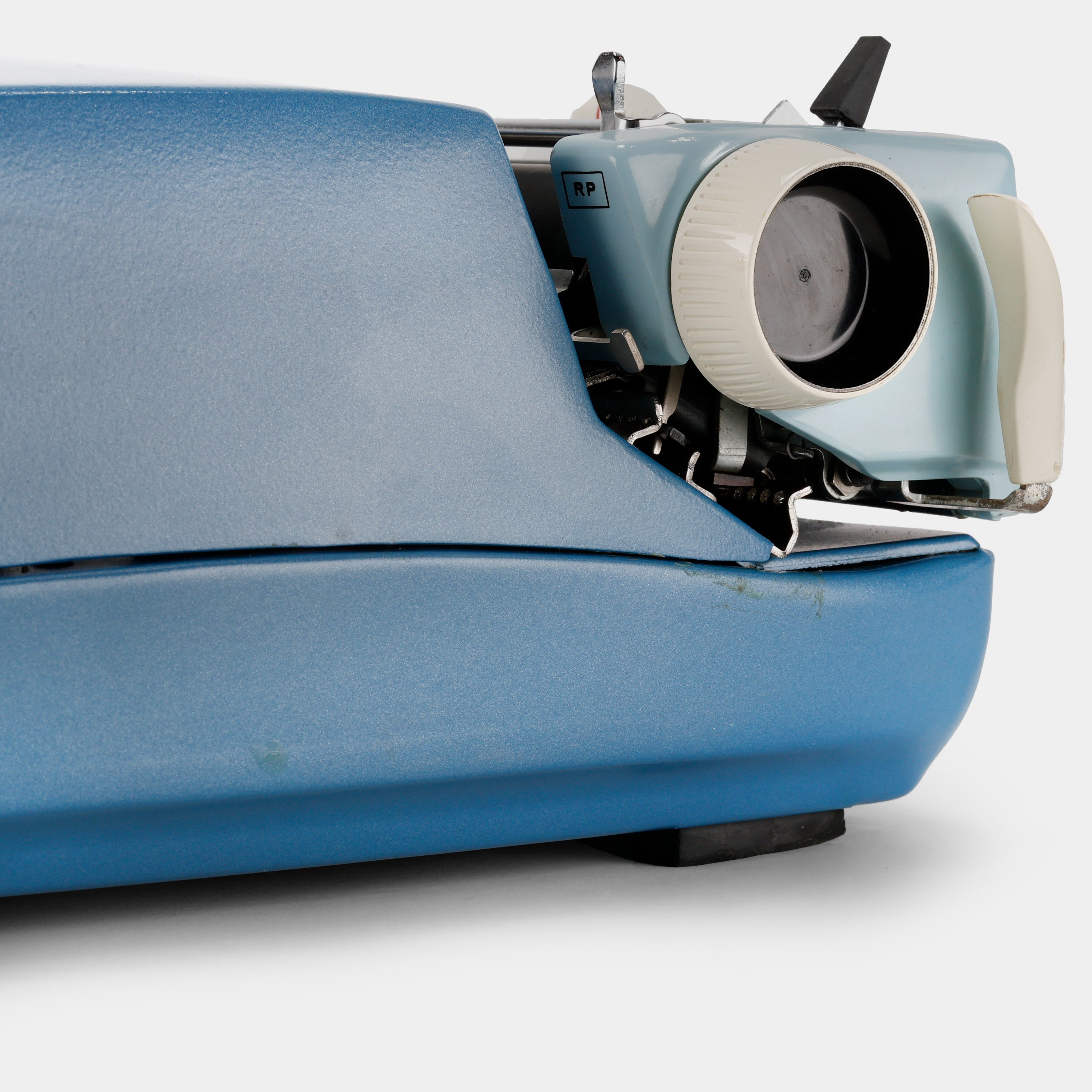 Smith-Corona Galaxie Twelve XII Blue Manual Typewriter and Case