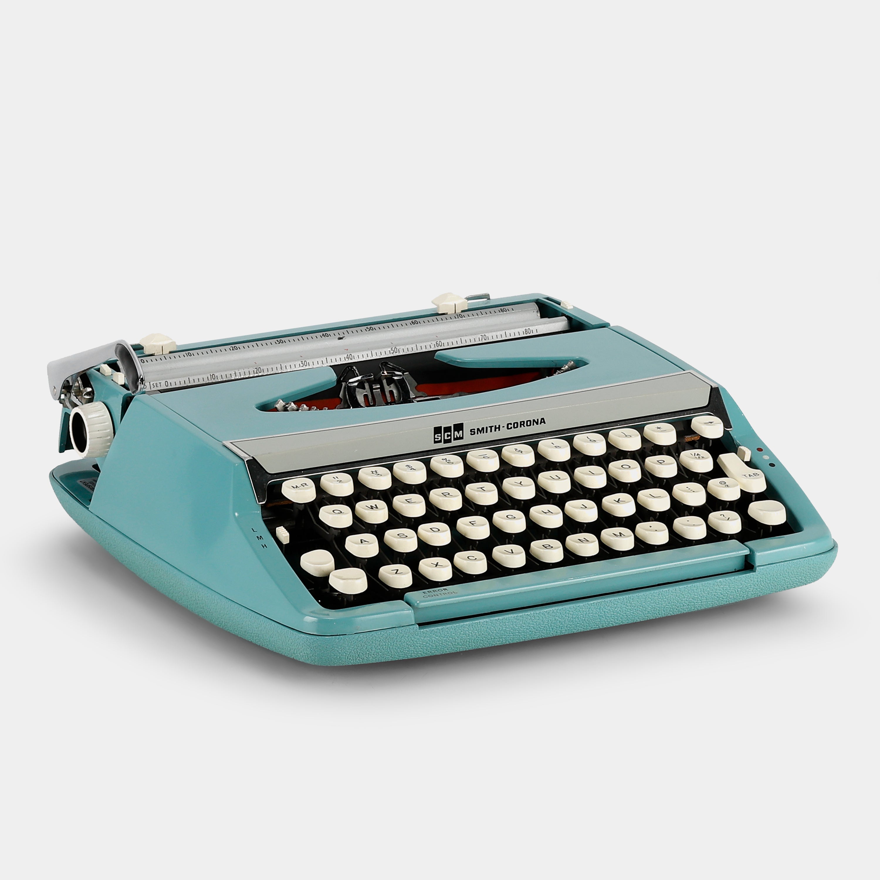 Smith-Corona Corsair Deluxe Turquoise Manual Typewriter