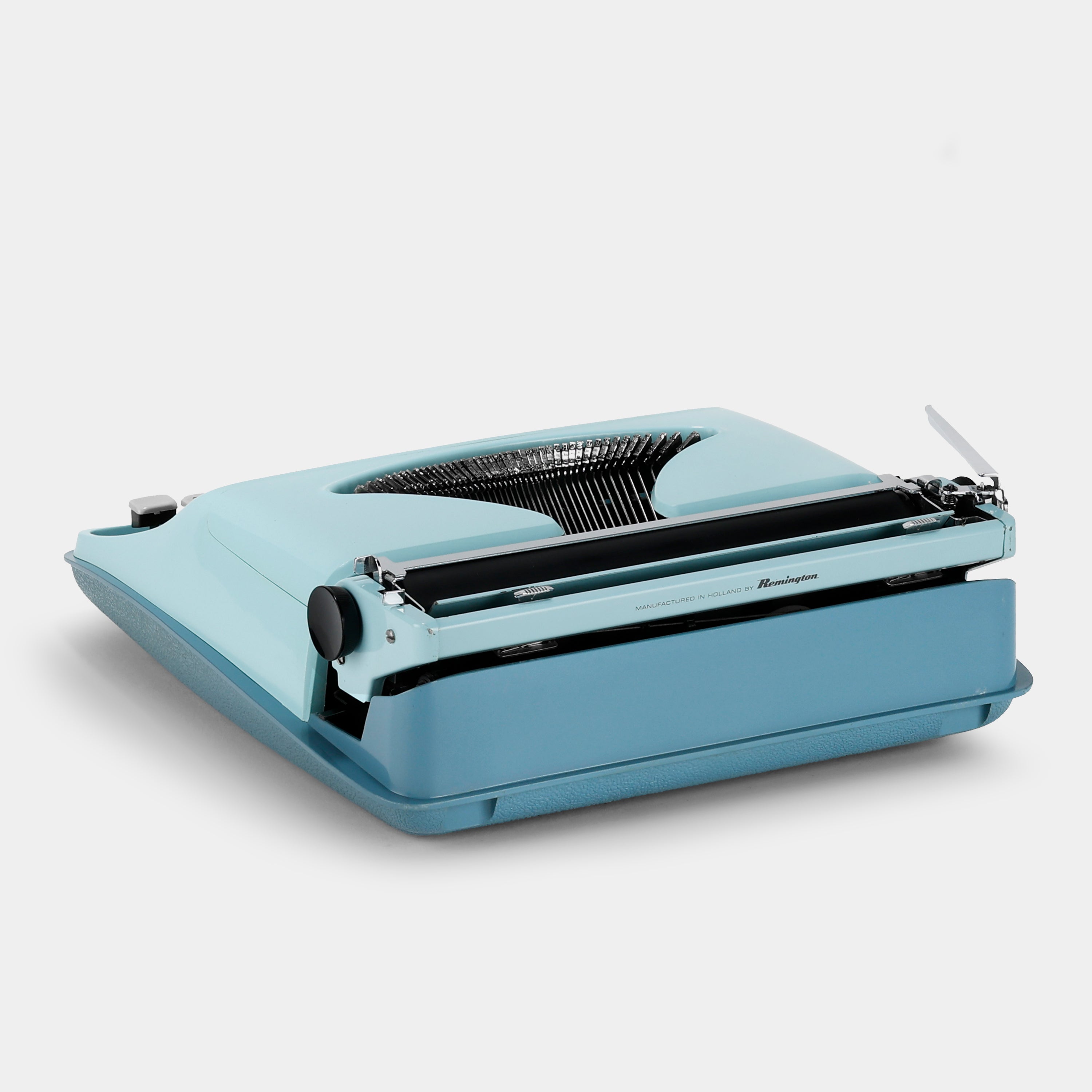 Remington Streamliner Teal Manual Typewriter and Case