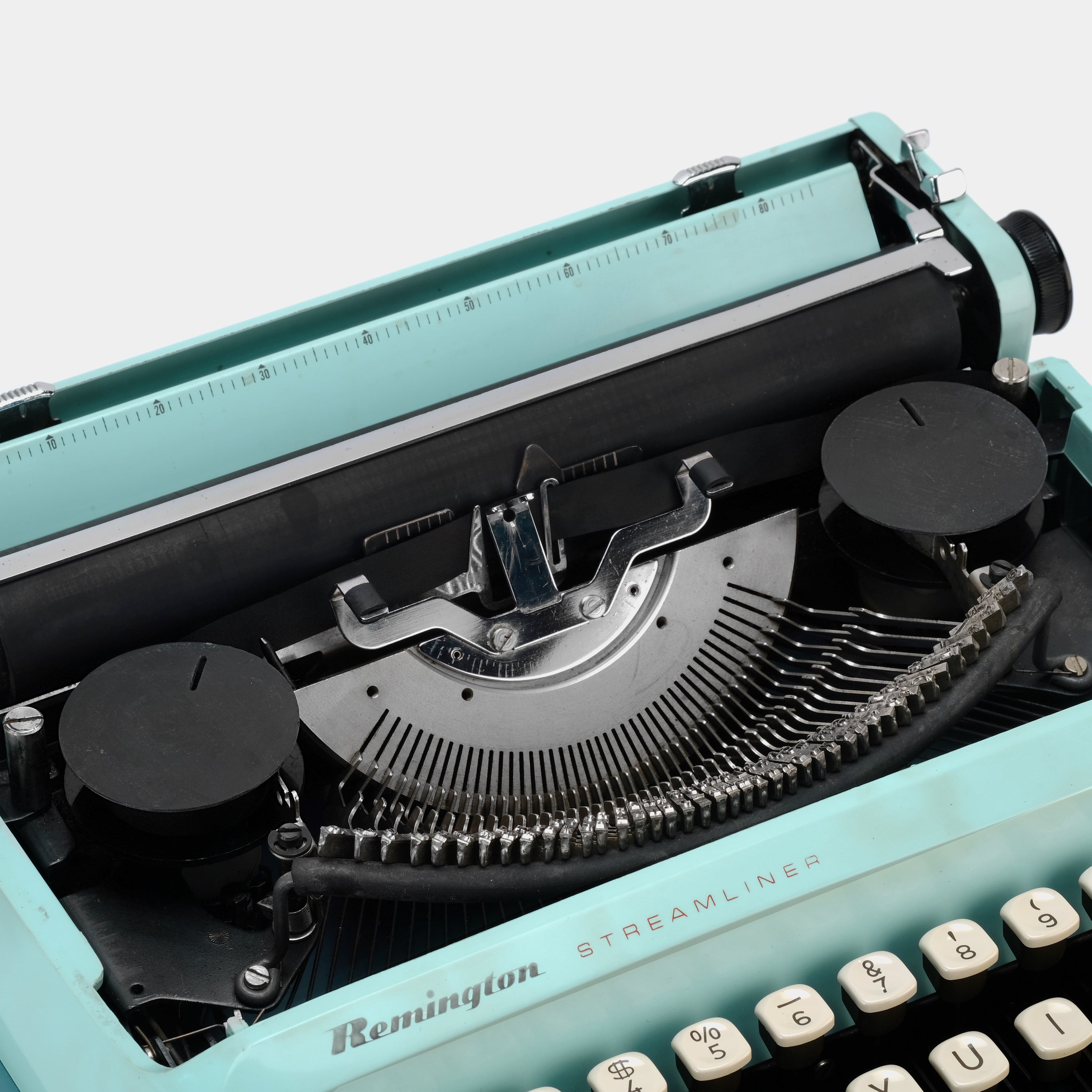 Remington Streamliner Teal Manual Typewriter and Case