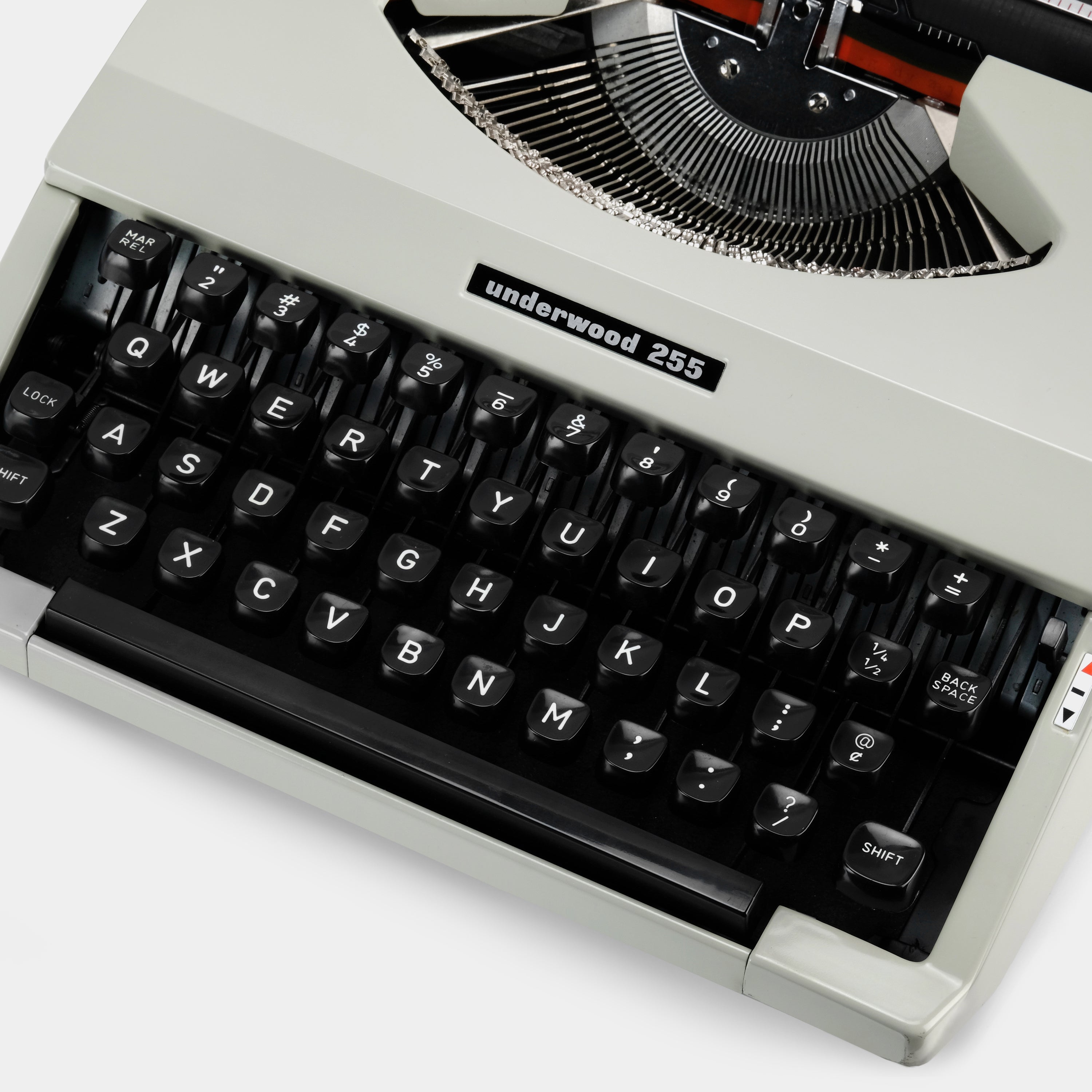 Underwood 255 Grey Manual Typewriter and Case – Retrospekt