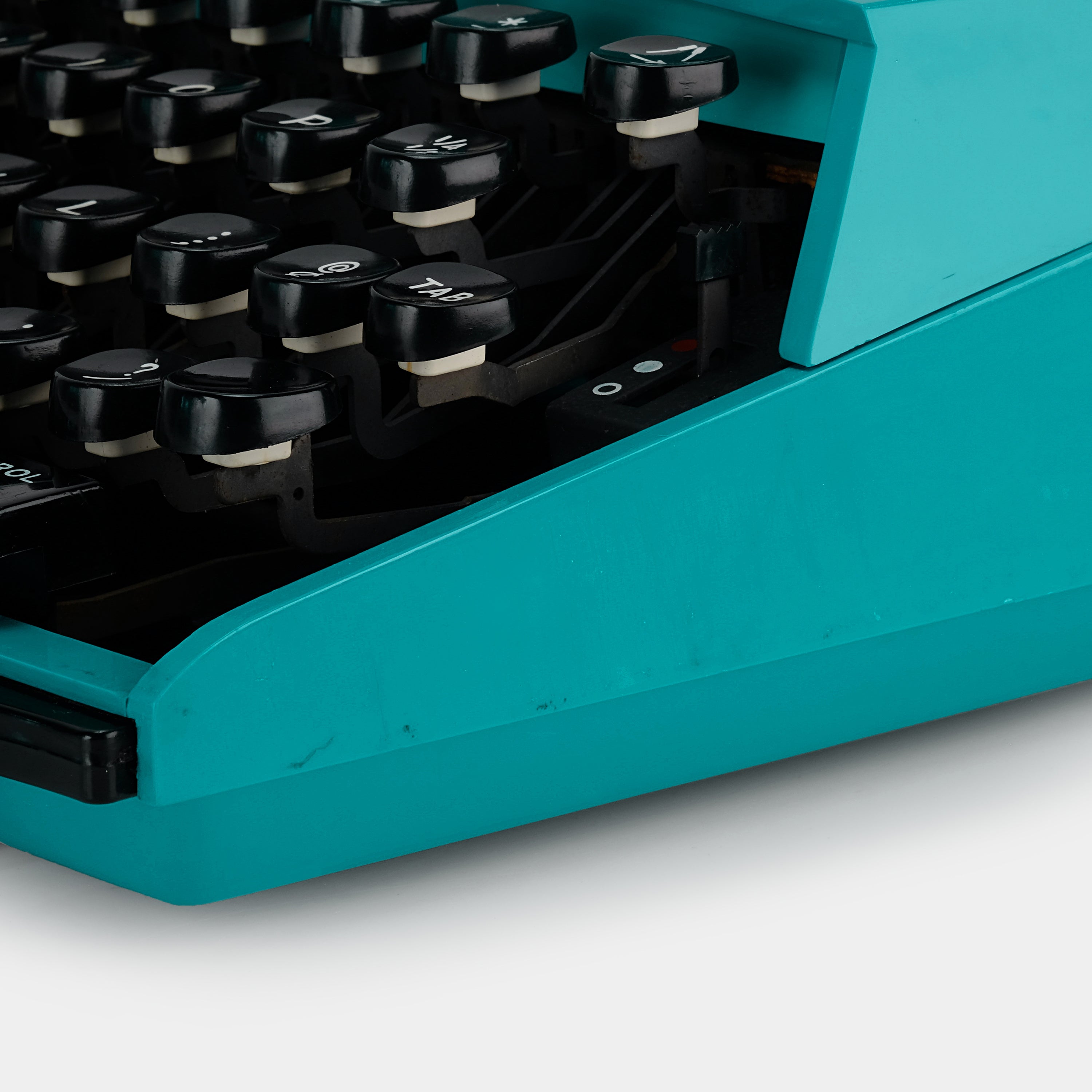 Smith-Corona Design by Ghia Turquoise Manual Typewriter and Case