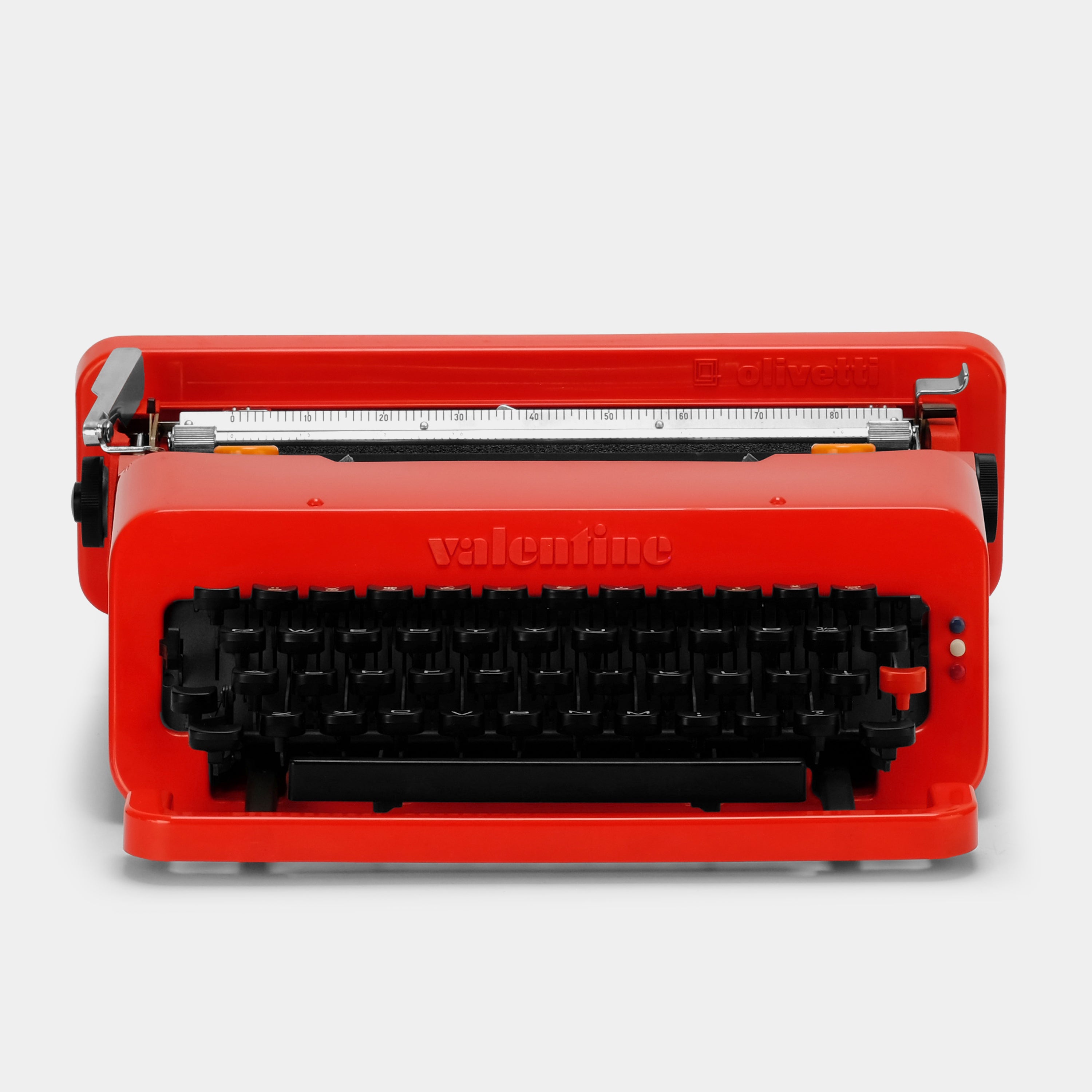 Olivetti Valentine Red Manual Typewriter with Case
