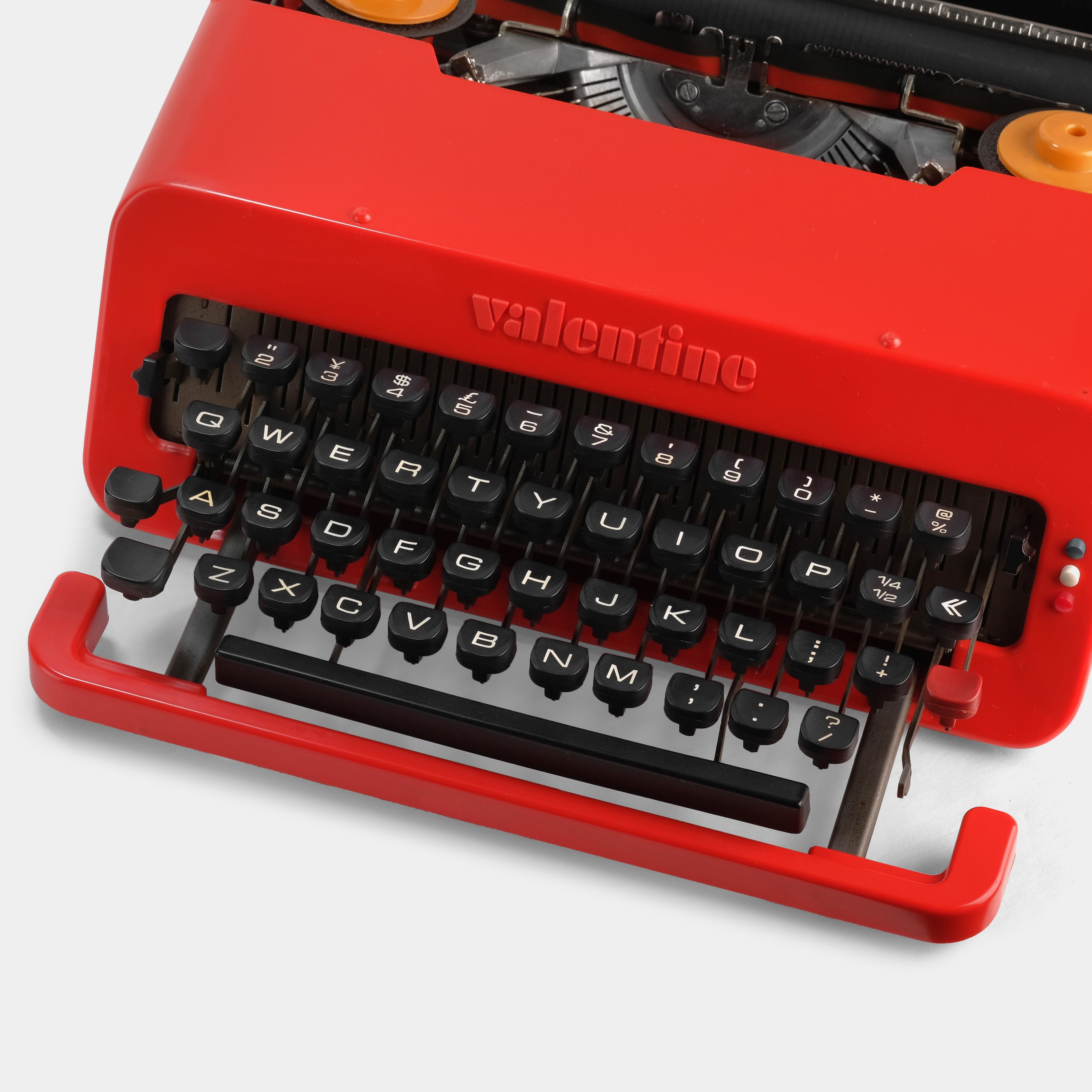 Olivetti Valentine Red Manual Typewriter and Case