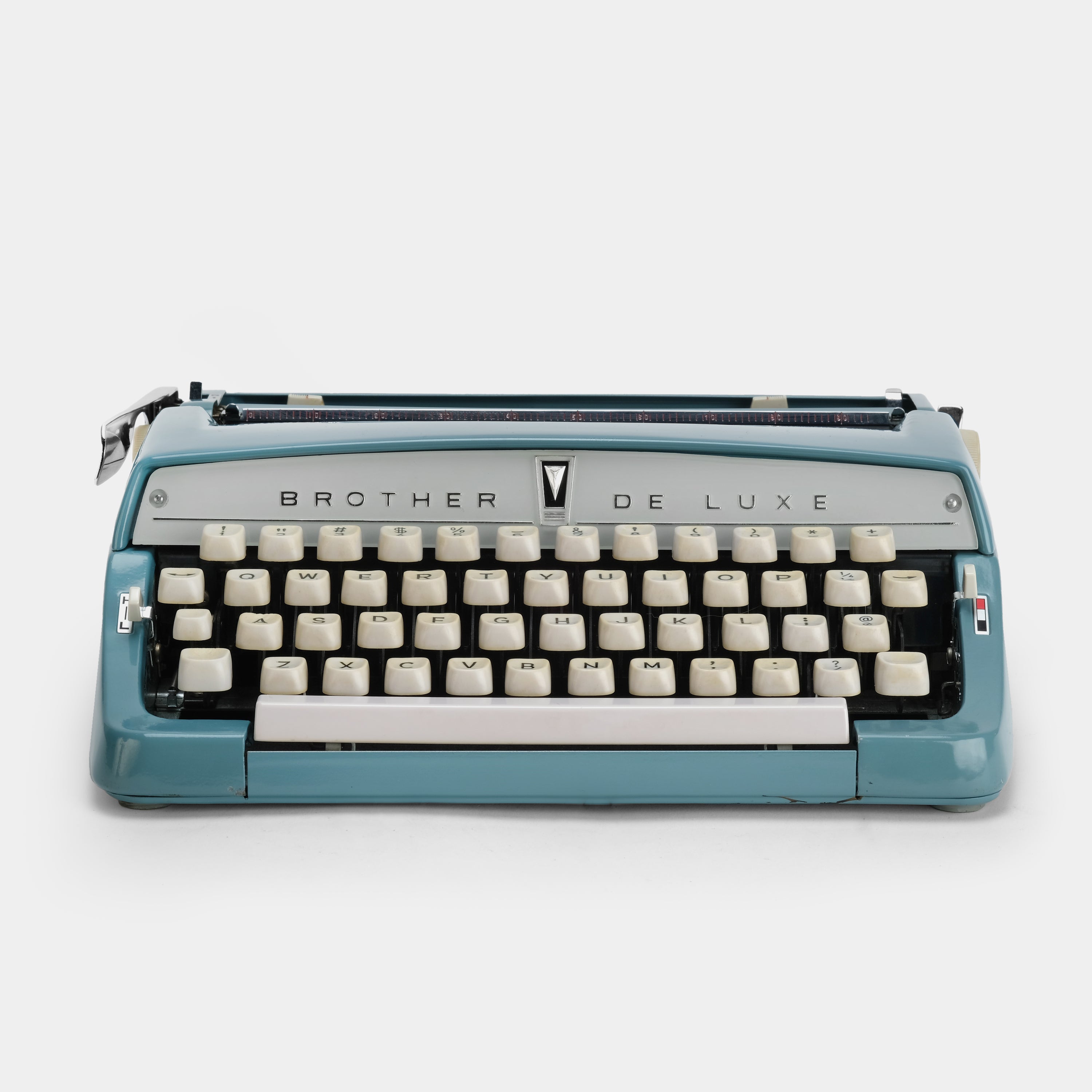 Brother De Luxe Teal Manual Typewriter and Case