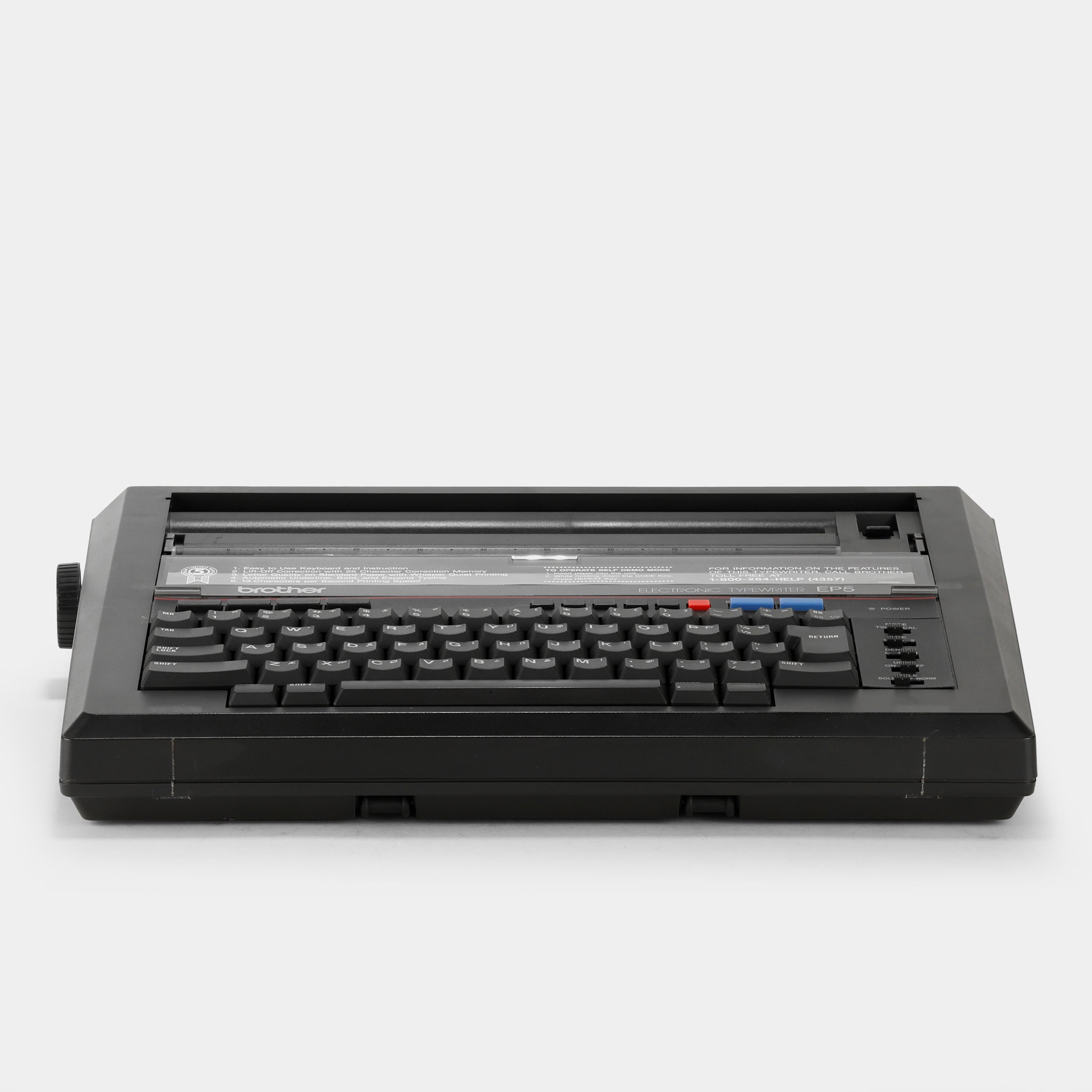 Brother EP-5 Portable Electronic Typewriter and Case (B-Grade)