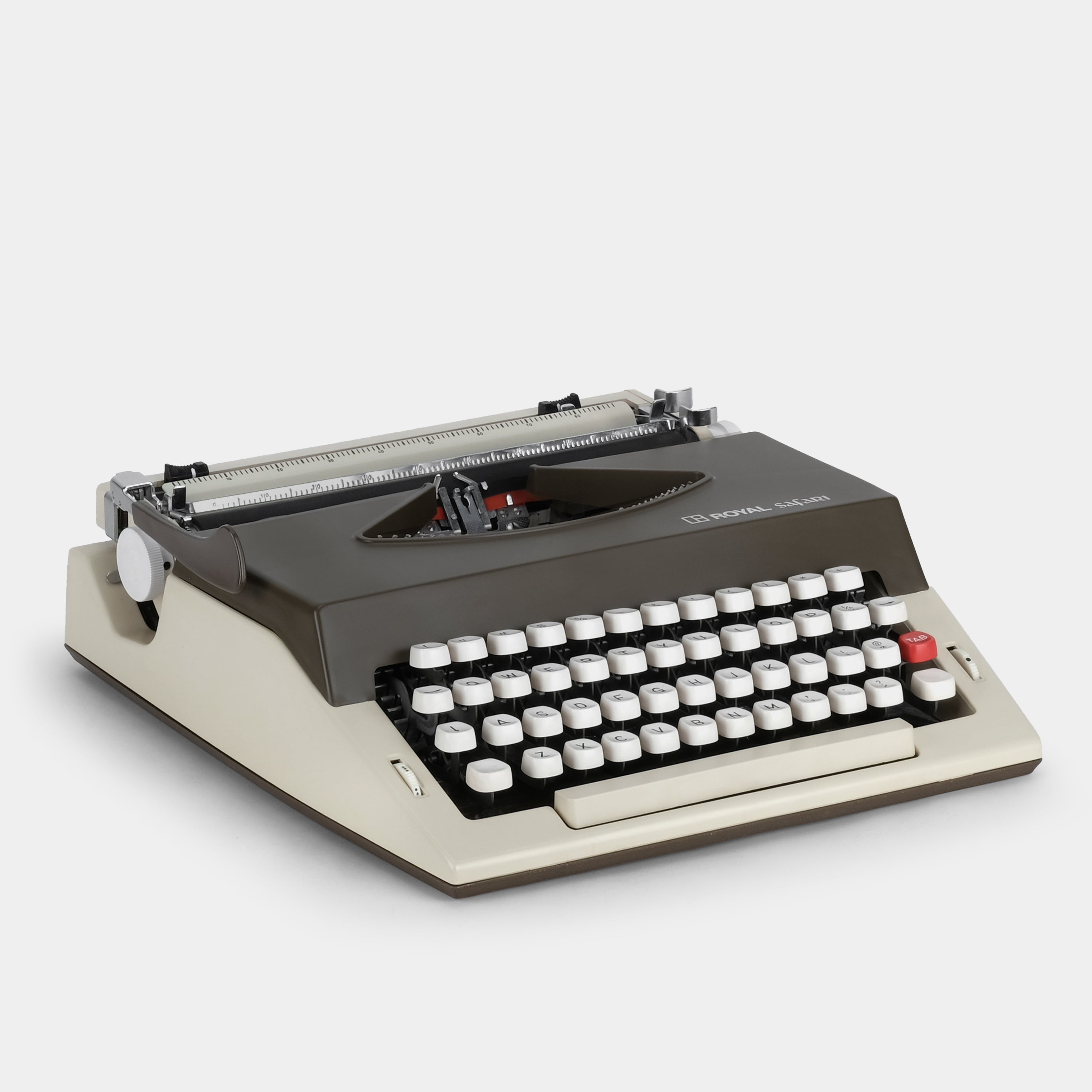 Royal Safari Brown Manual Typewriter and Case