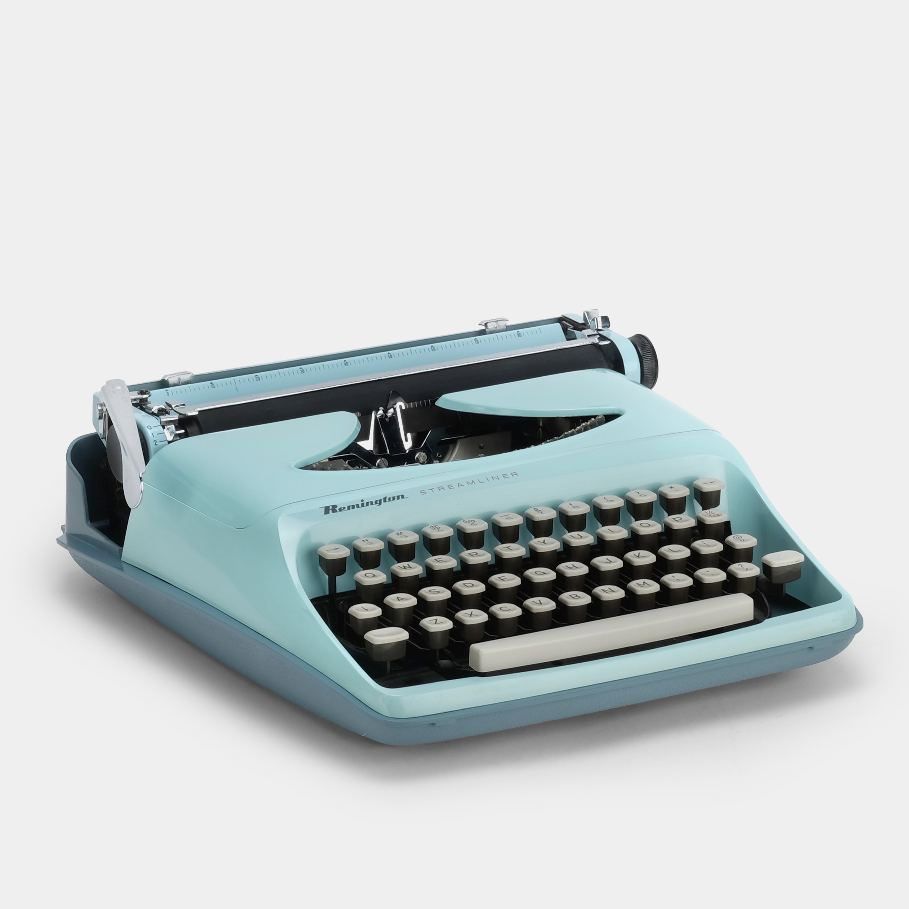 Remington Streamliner Teal Manual Typewriter