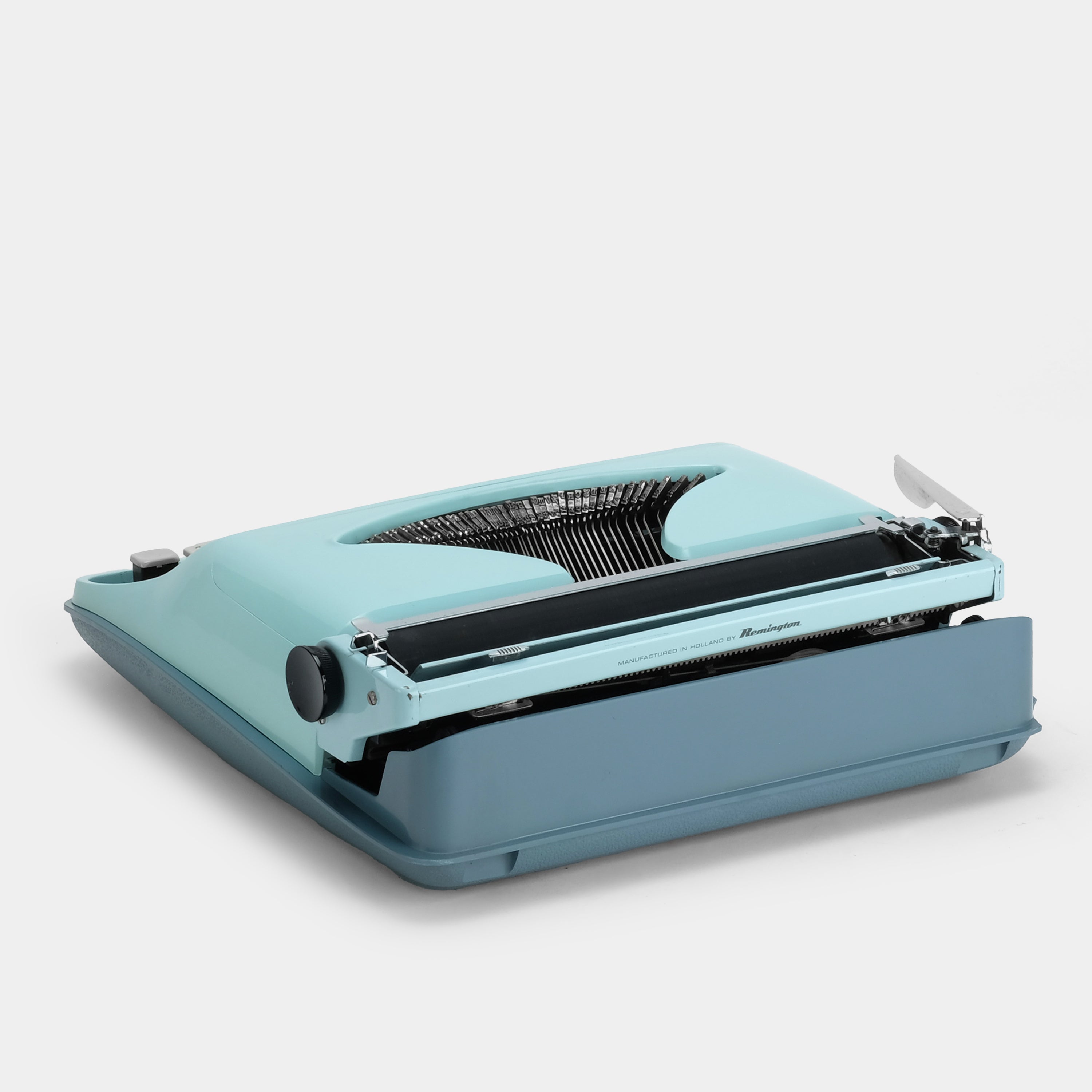 Remington Streamliner Teal Manual Typewriter