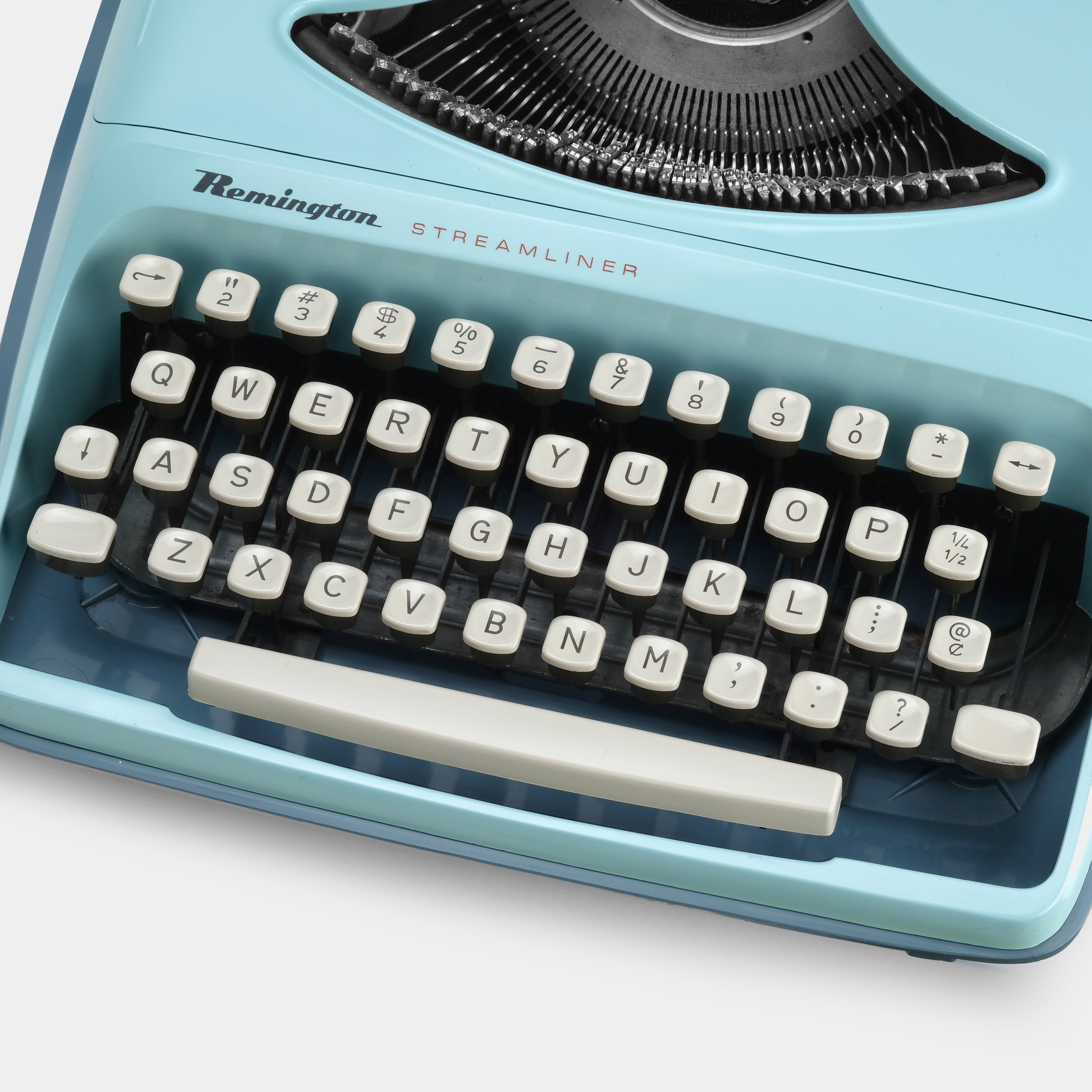 Remington Streamliner Teal Manual Typewriter