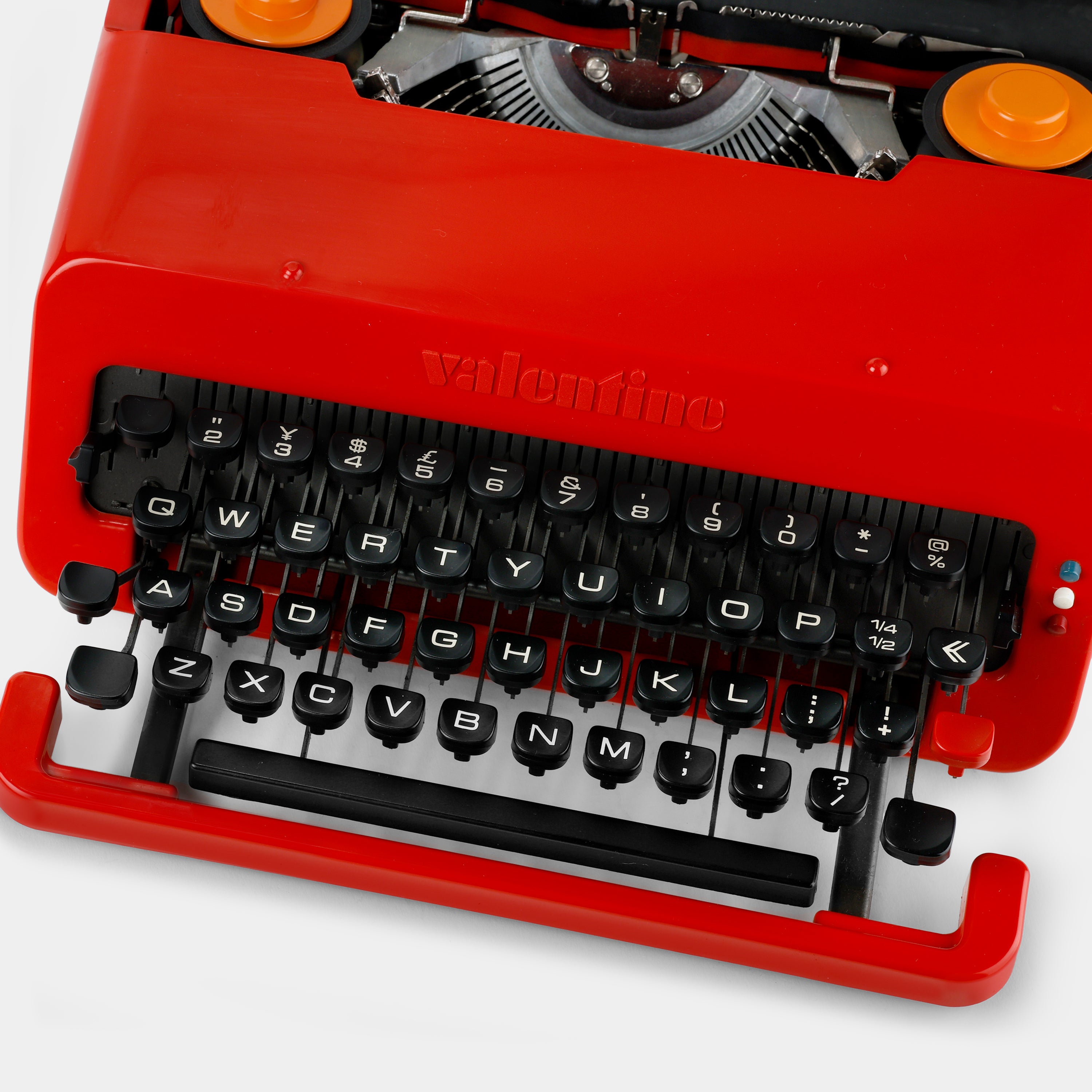 Olivetti Valentine Red Manual Typewriter and Case
