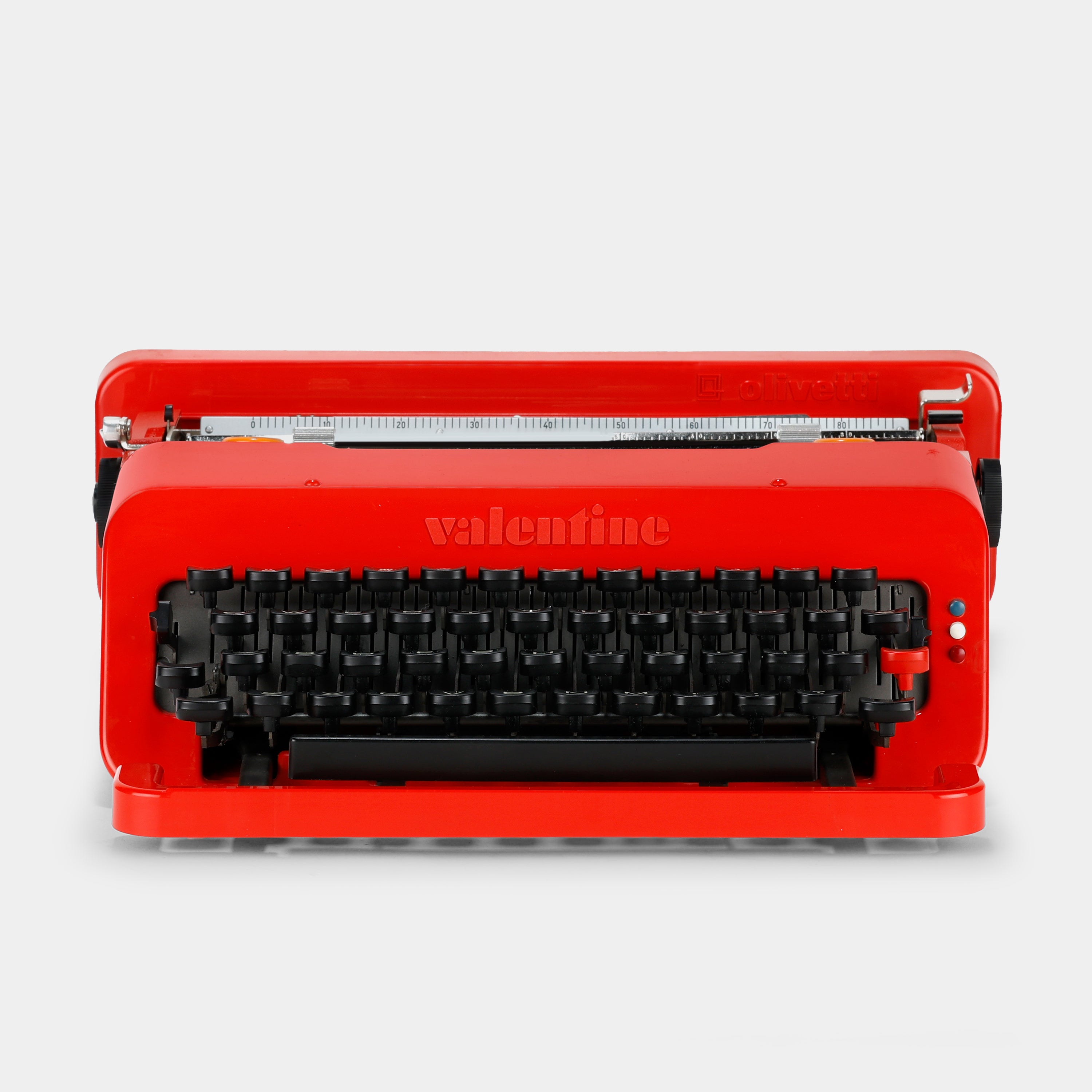 Olivetti Valentine Red Manual Typewriter and Case
