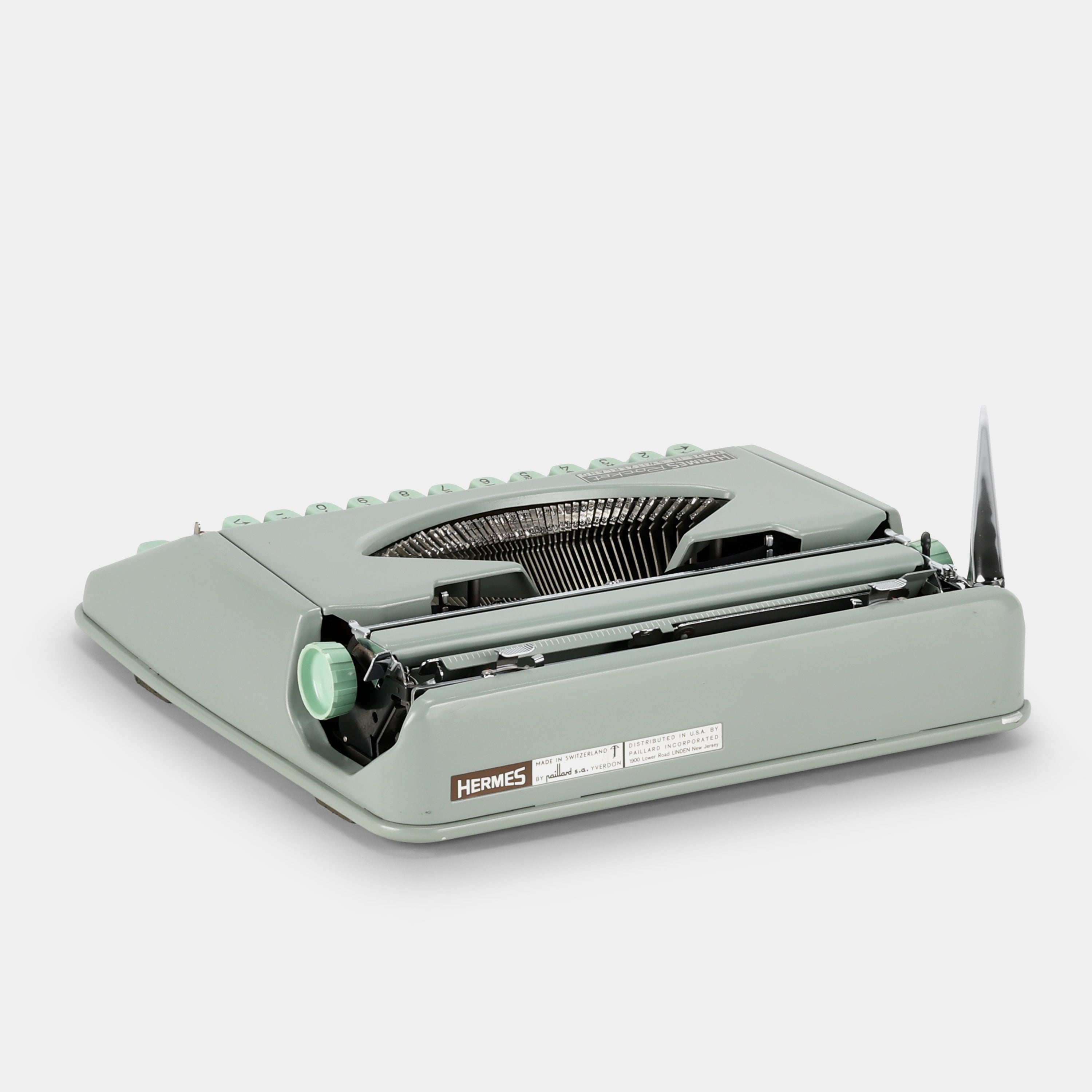 Hermes Rocket Manual Typewriter and Case