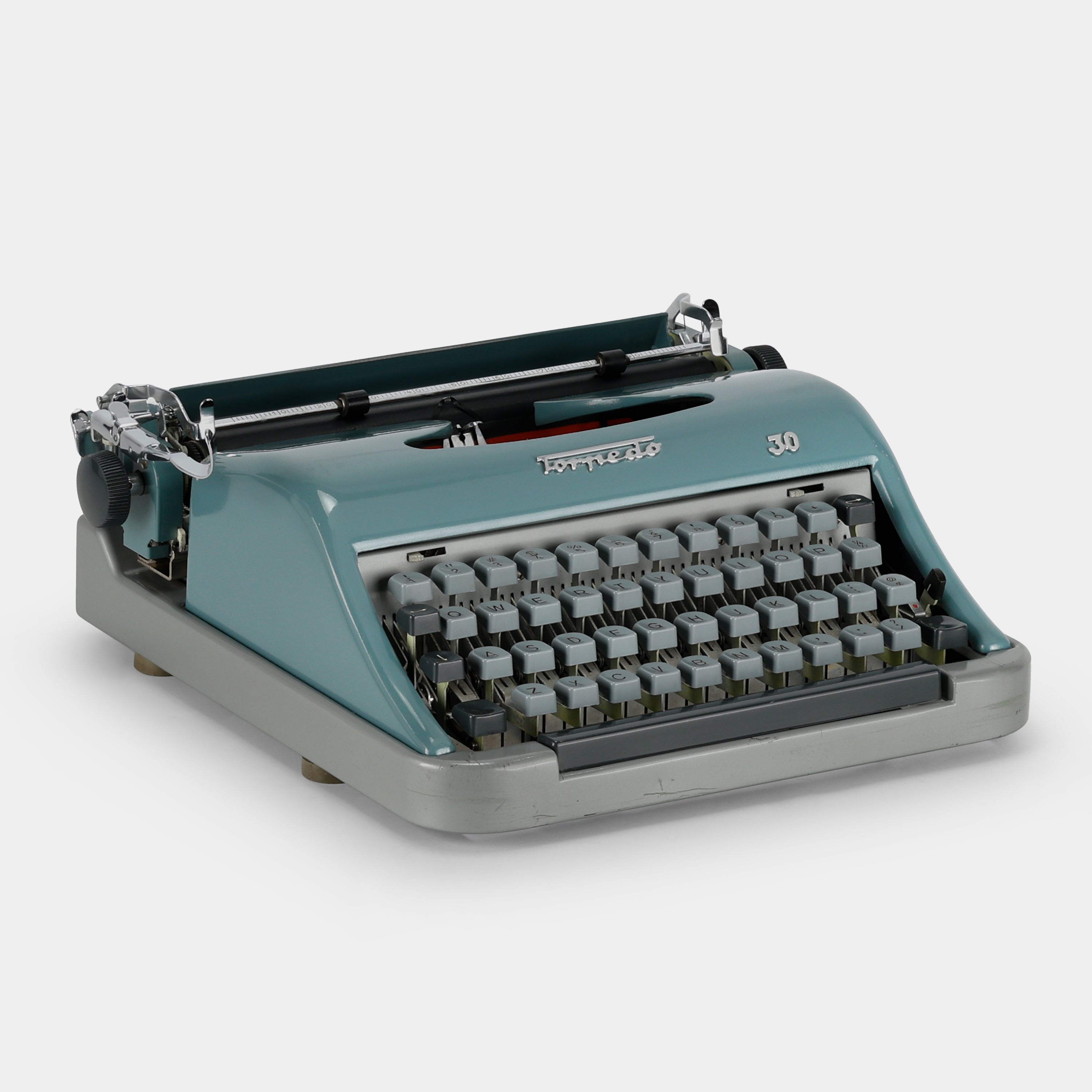 Torpedo 30 Blue Manual Typewriter