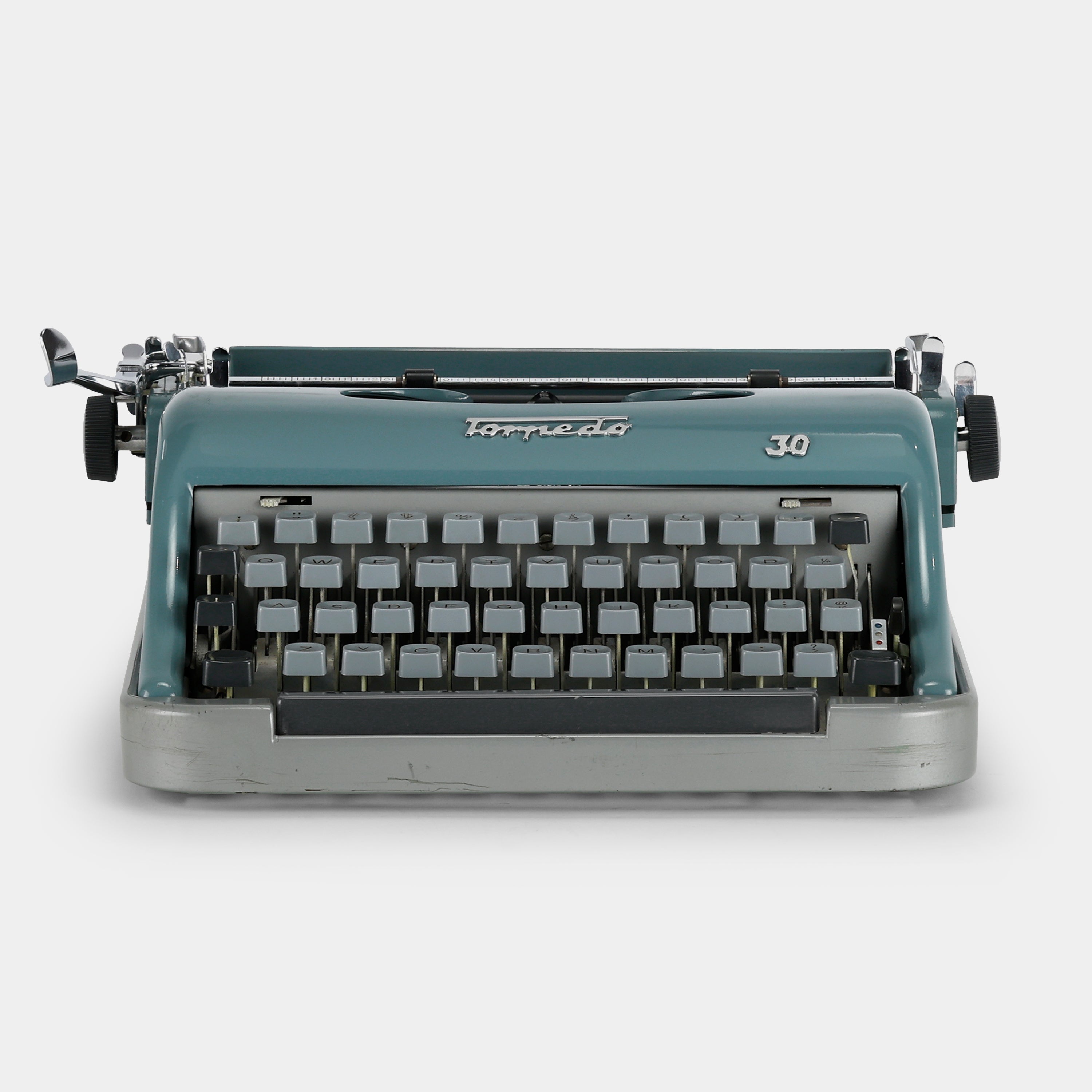 Torpedo 30 Blue Manual Typewriter