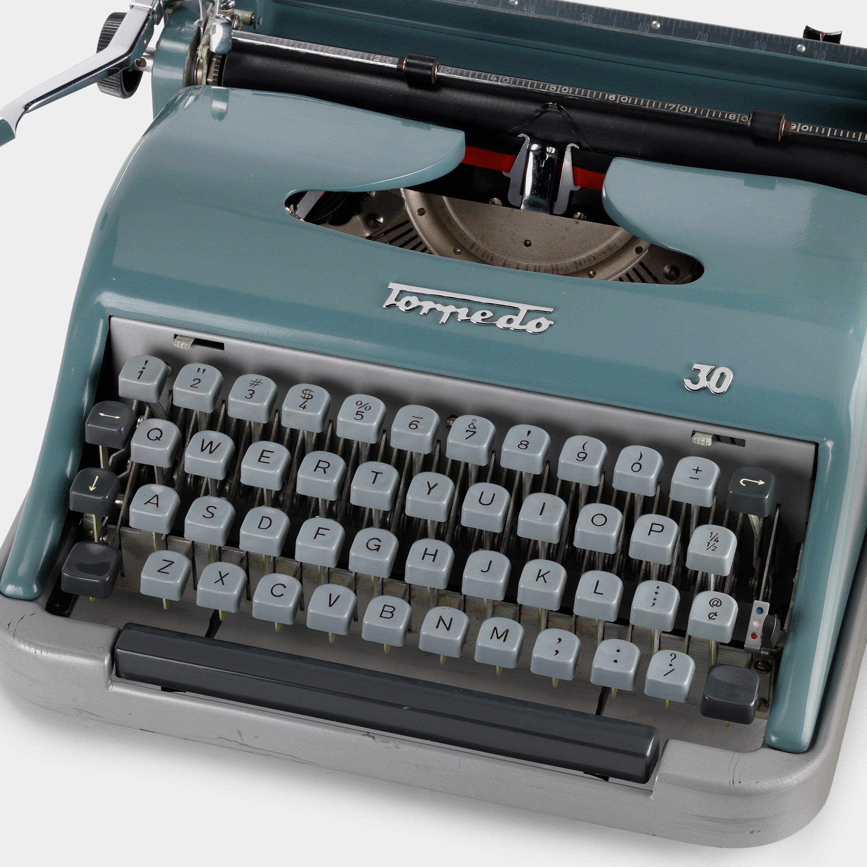 Torpedo 30 Blue Manual Typewriter