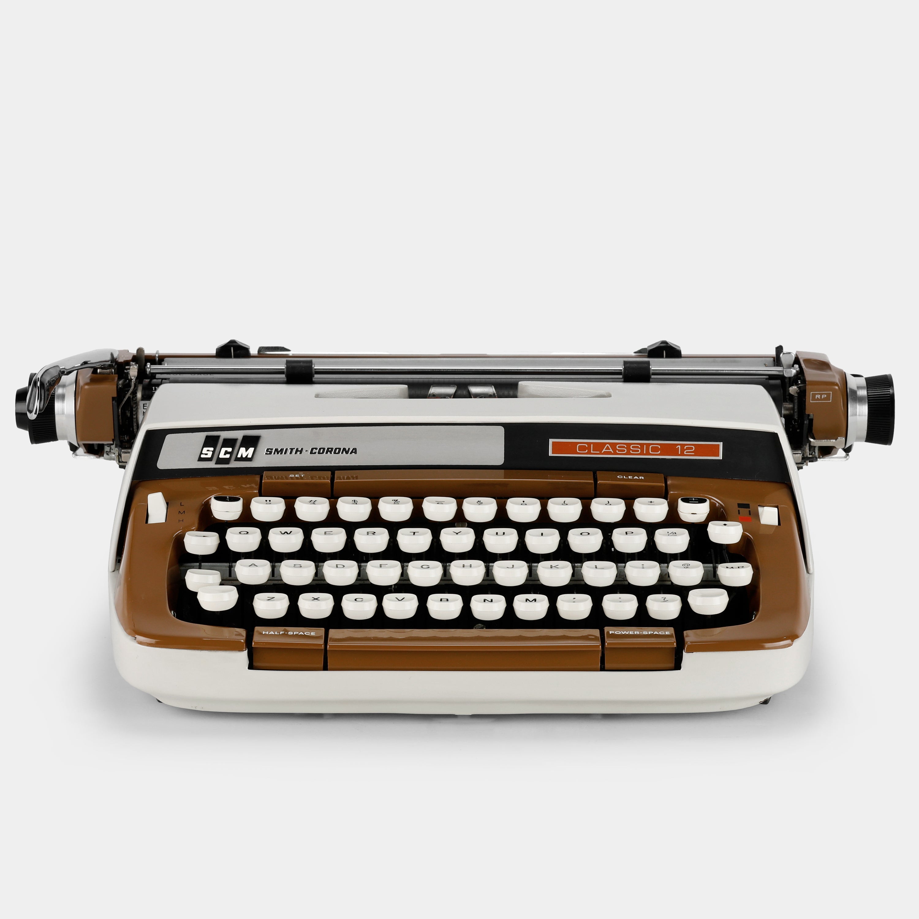 Smith-Corona Classic 12 Brown and Cream Manual Typewriter – Retrospekt
