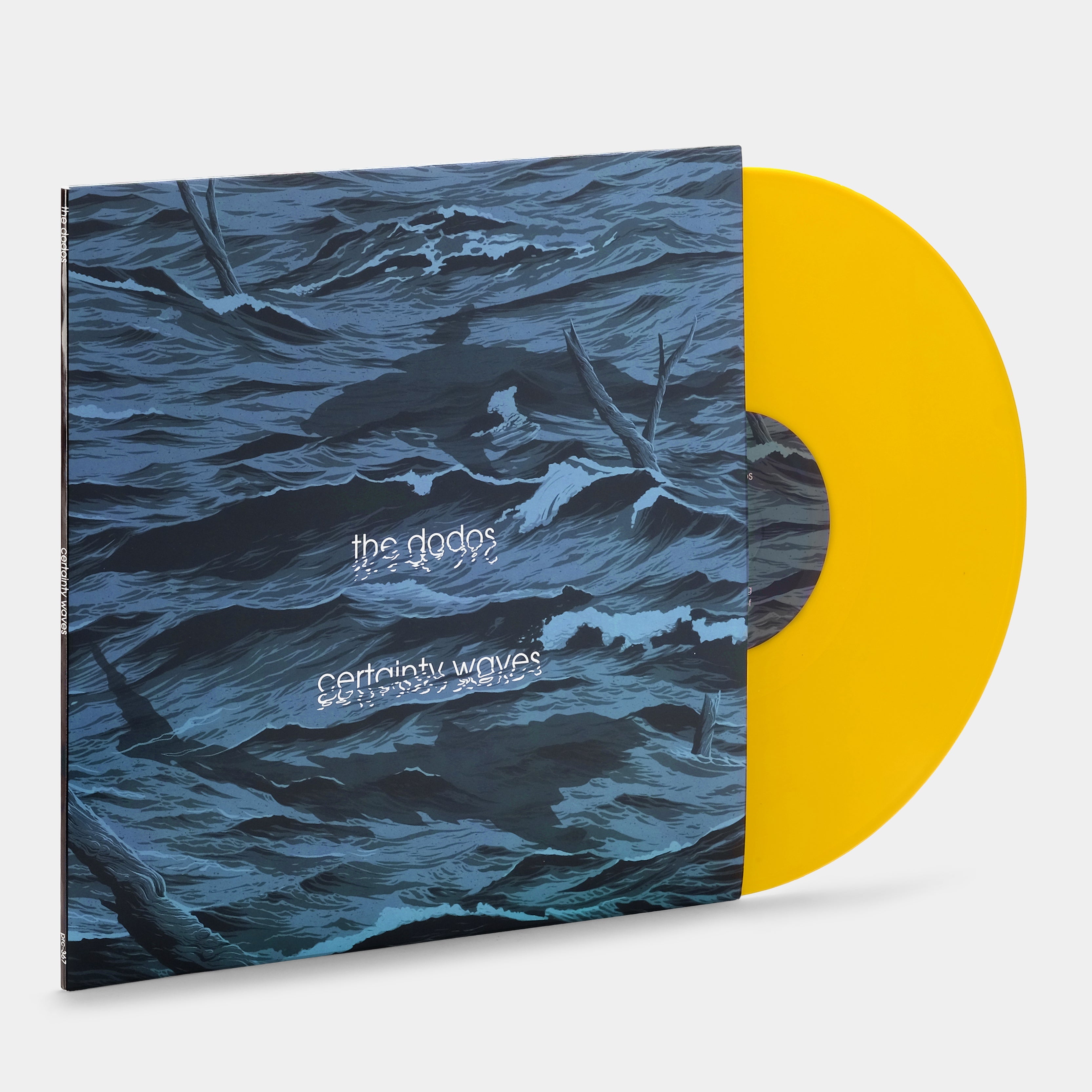 The Dodos - Certainty Waves LP Yellow Vinyl Record