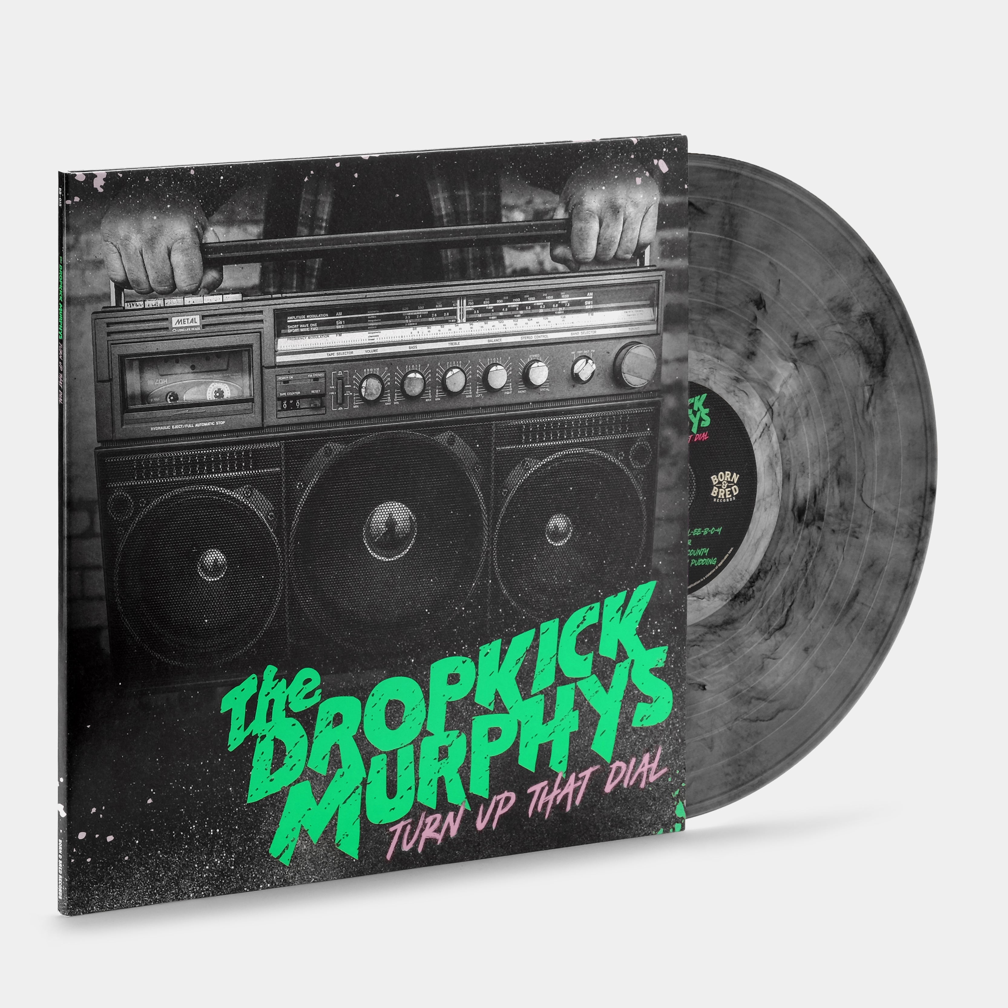 Dropkick Murphys - Turn Up That Dial LP Clear Black Vinyl Record