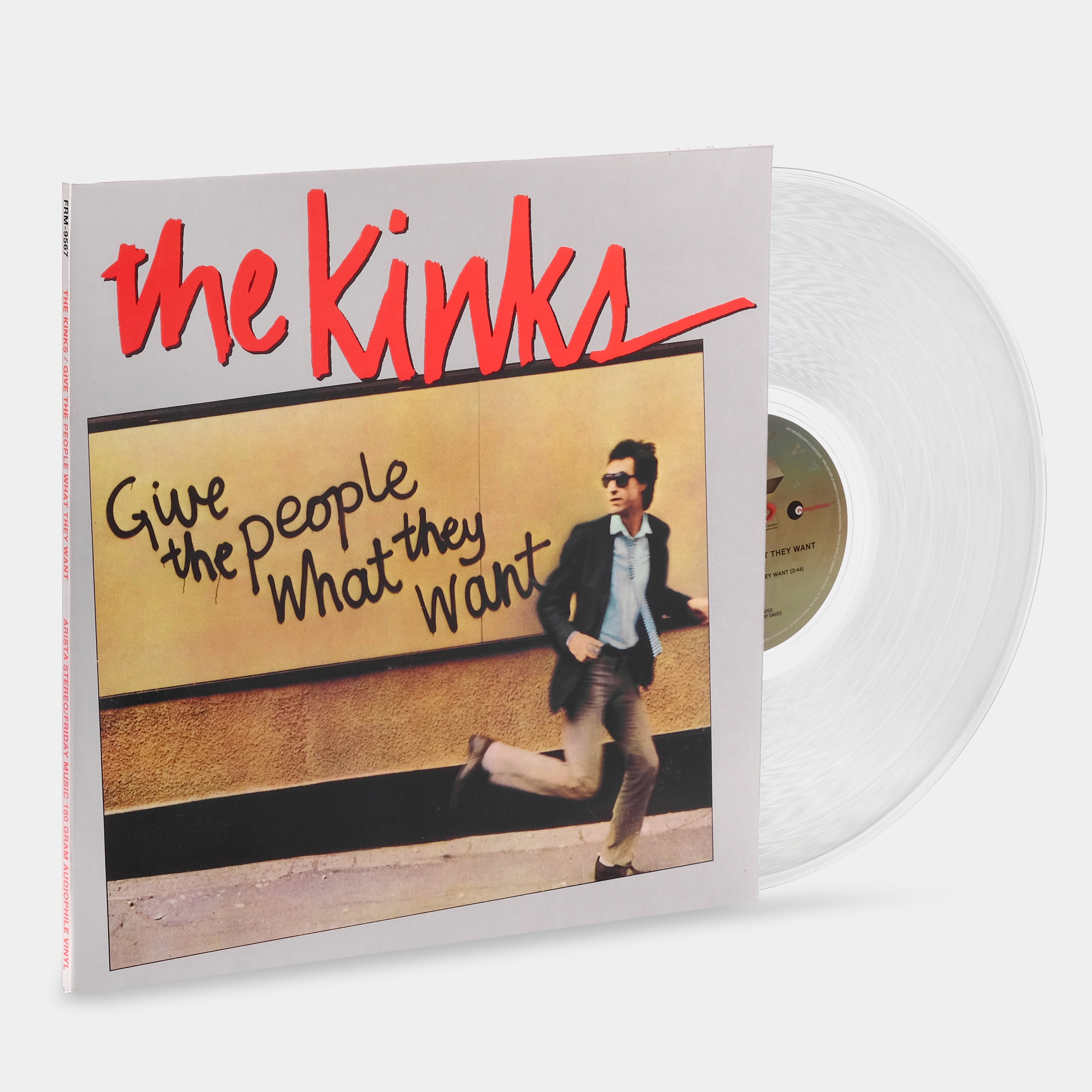 The Kinks - Give The People What They Want LP Clear Vinyl Record