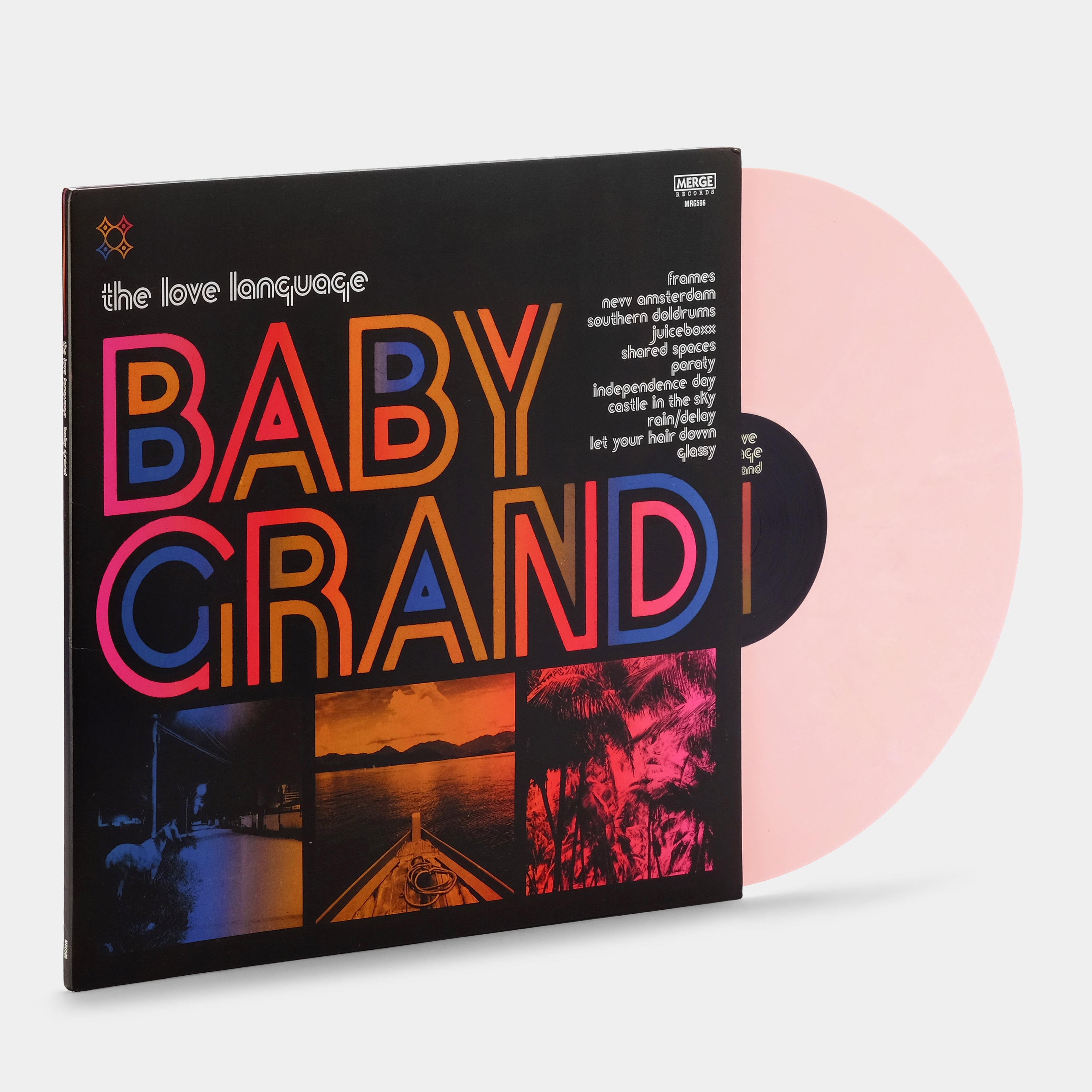 The Love Language - Baby Grand (Peak Vinyl Edition) LP Pink & Yellow Marble Vinyl Record