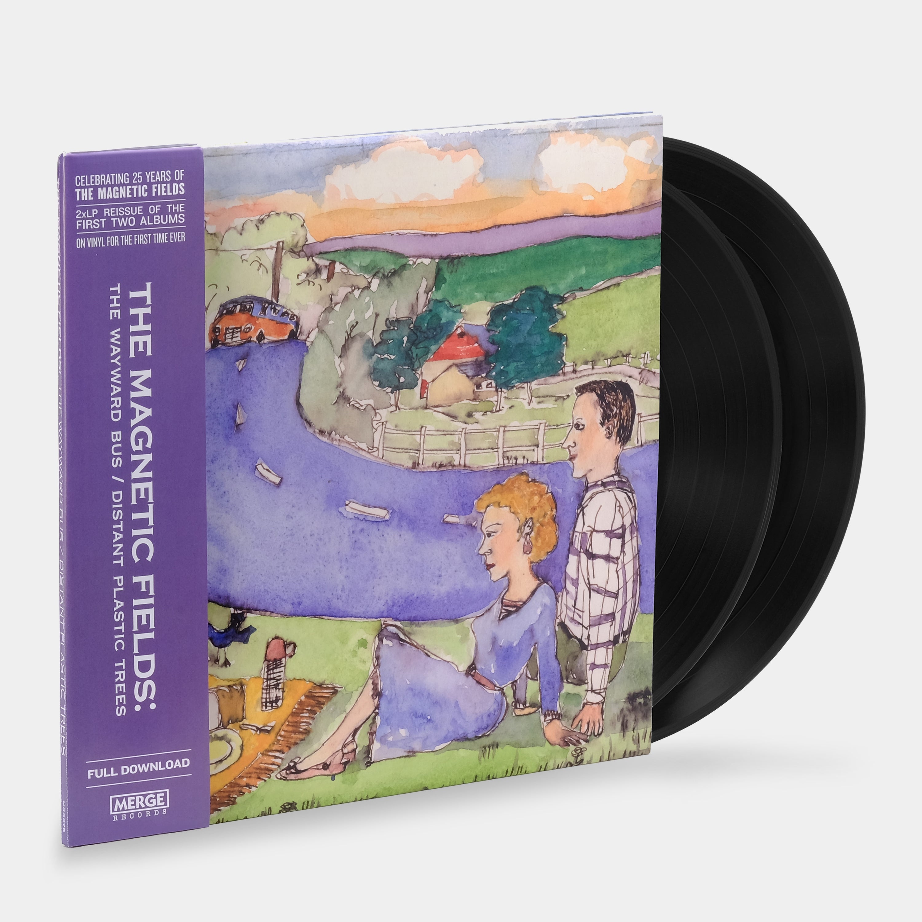 The Magnetic Fields - The Wayward Bus / Distant Plastic Trees 2xLP Vinyl Record