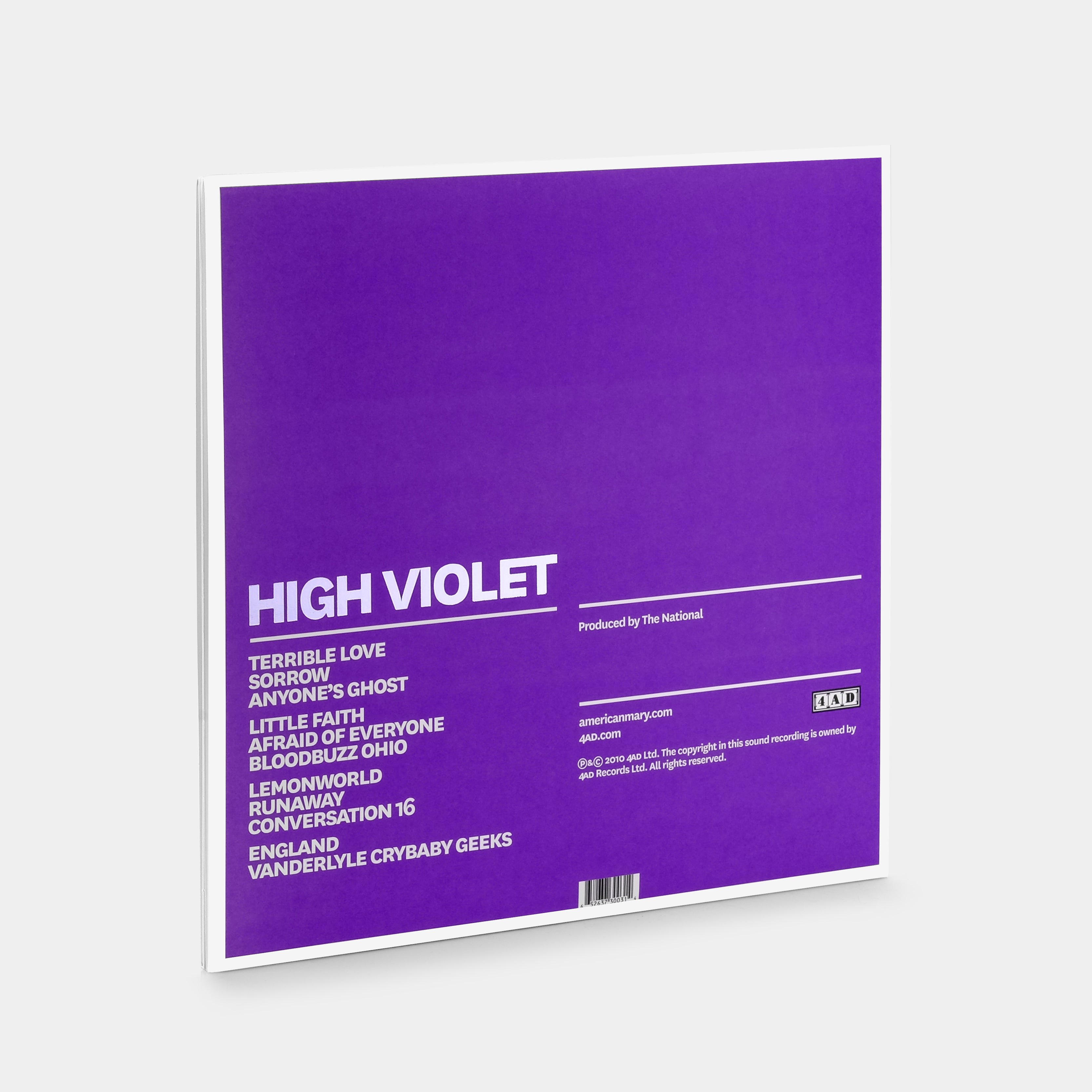 The National - High Violet 2xLP Vinyl Record
