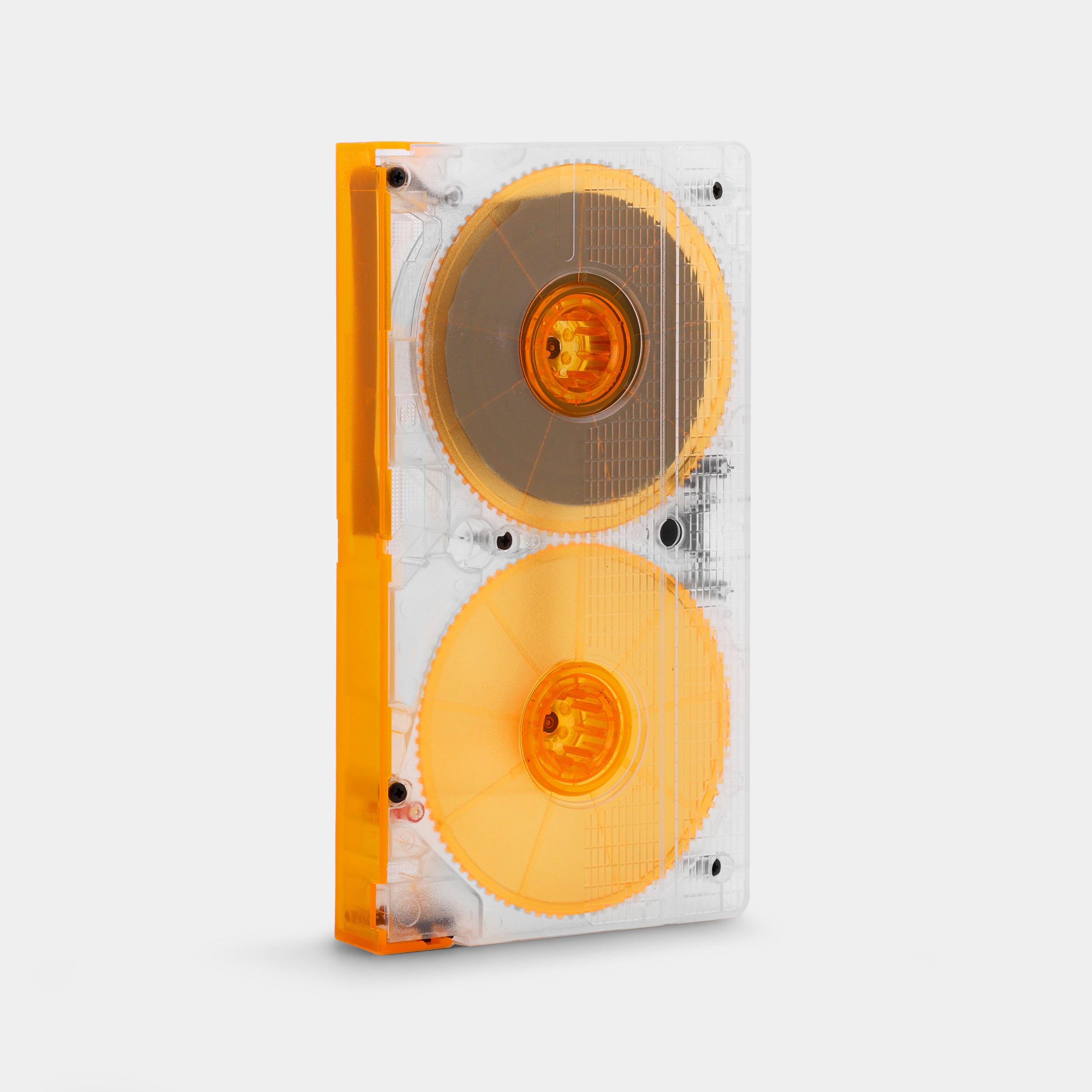 Transparent Clear and Orange Blank T-130 VHS Tape