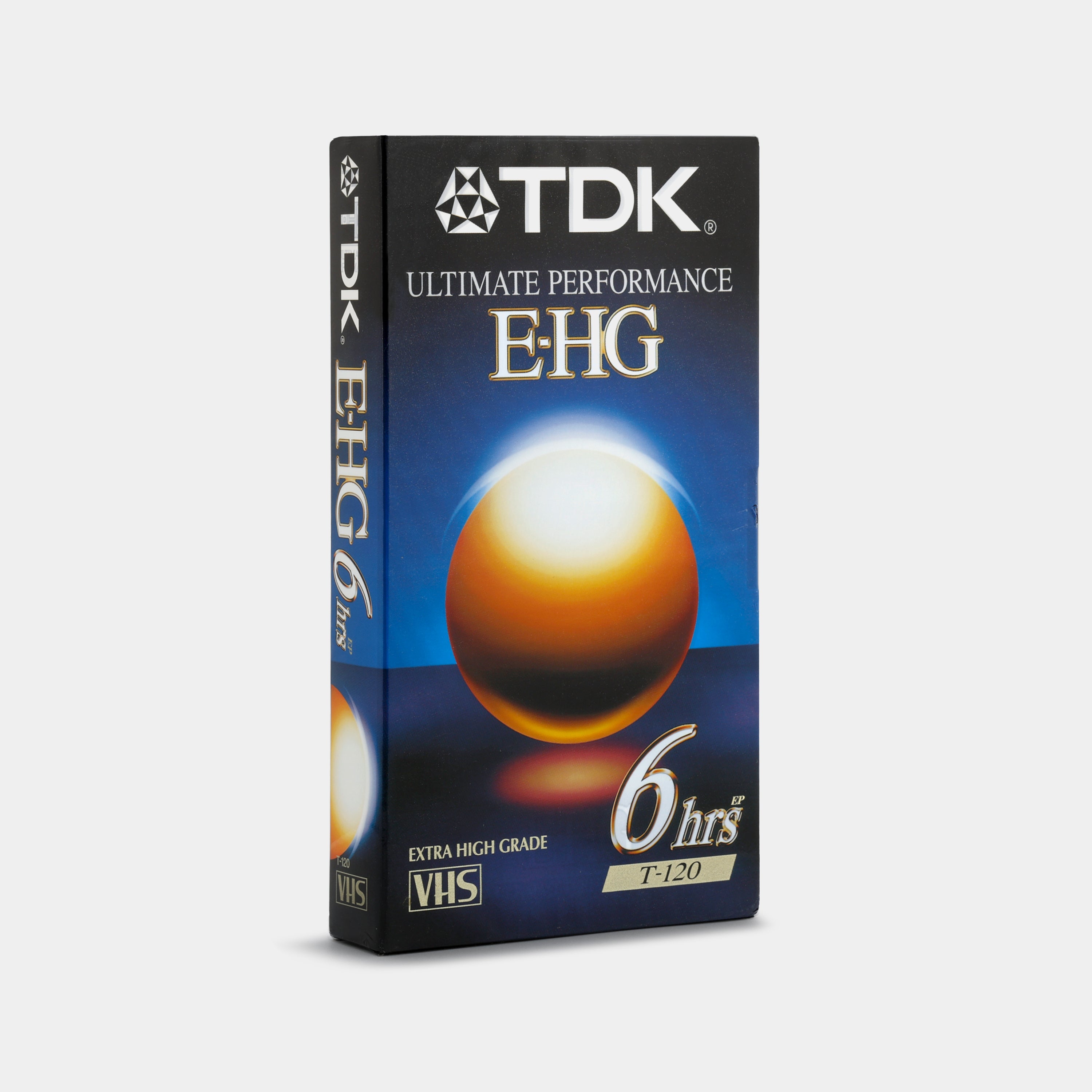 TDK 6 Hours Extra High Grade (E-HG) T-120 Blank Recordable VHS Tape