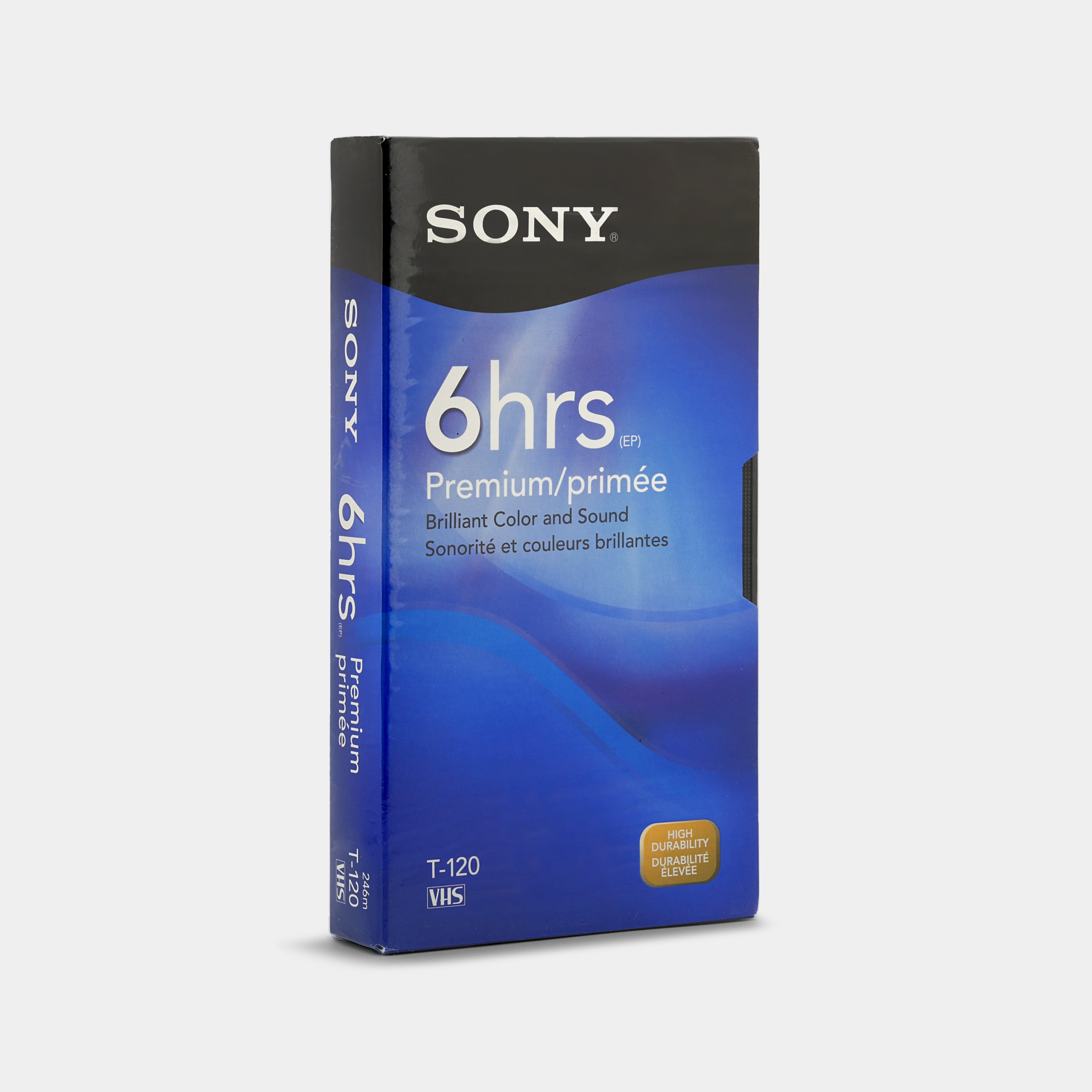 Sony 6 Hours (EP) Premium T-120 Blank Recordable VHS Tape