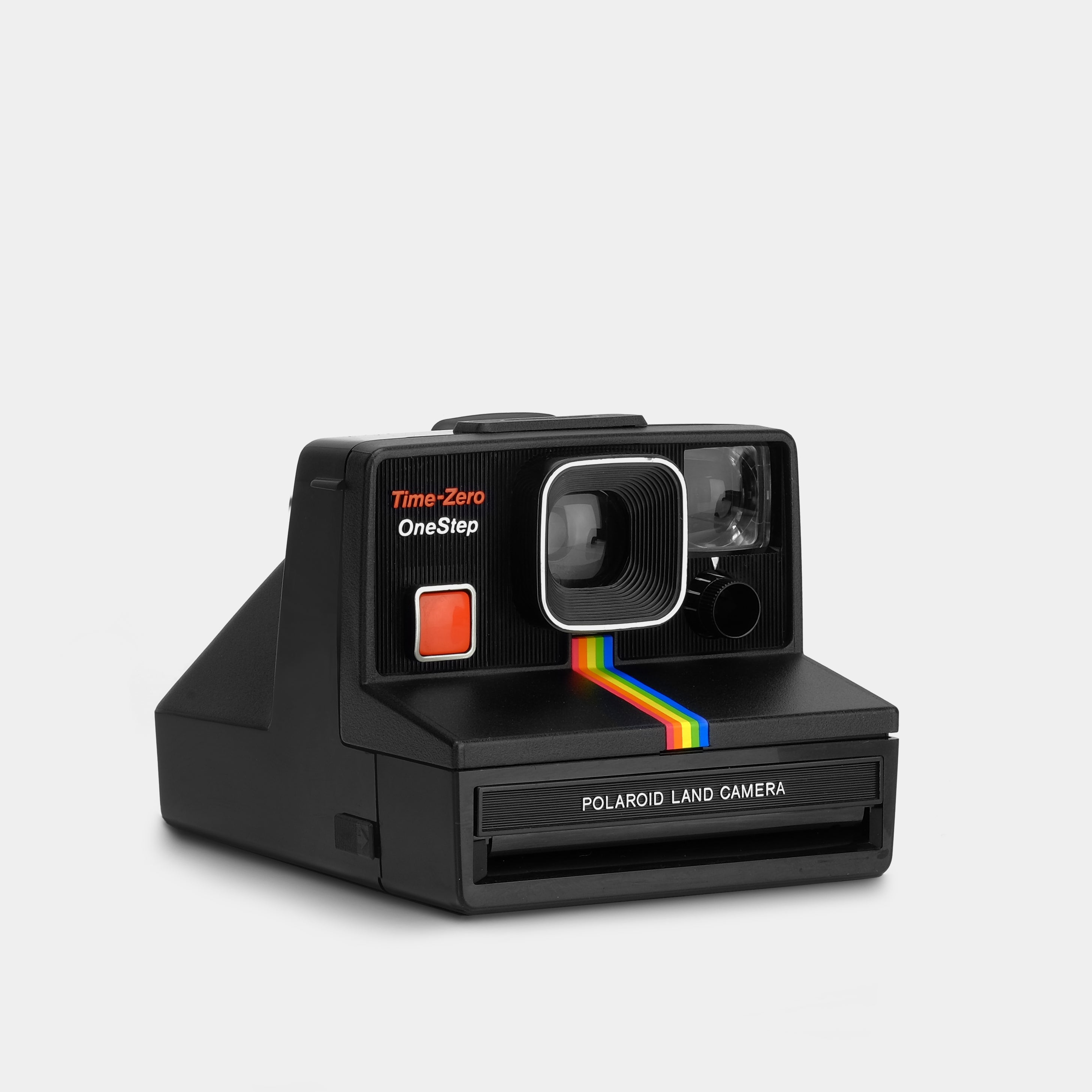 Polaroid 600-Converted One Step Rainbow Black Instant Film Camera