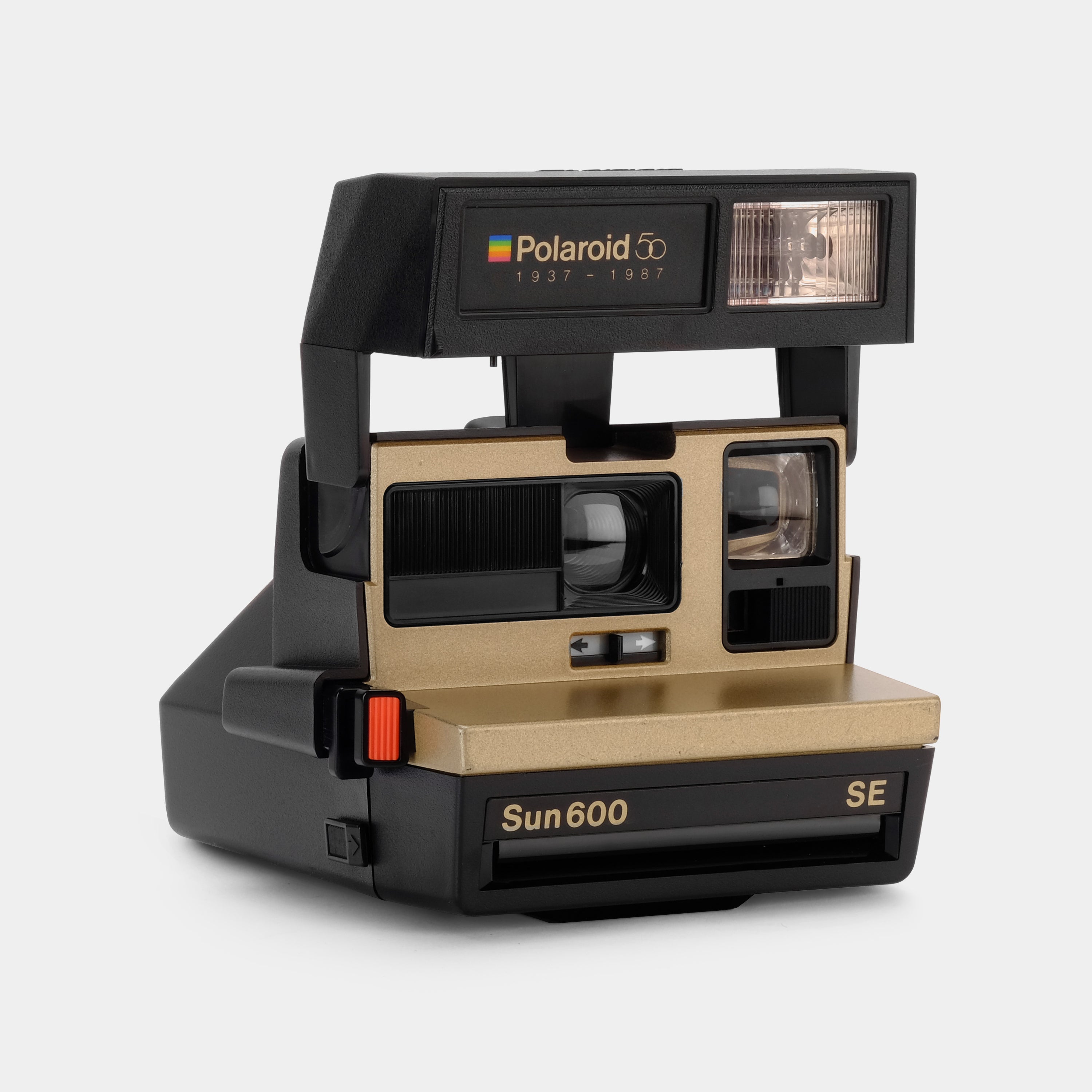 Polaroid 600 Sun600 SE 50th Anniversary Edition Gold Instant Film Camera