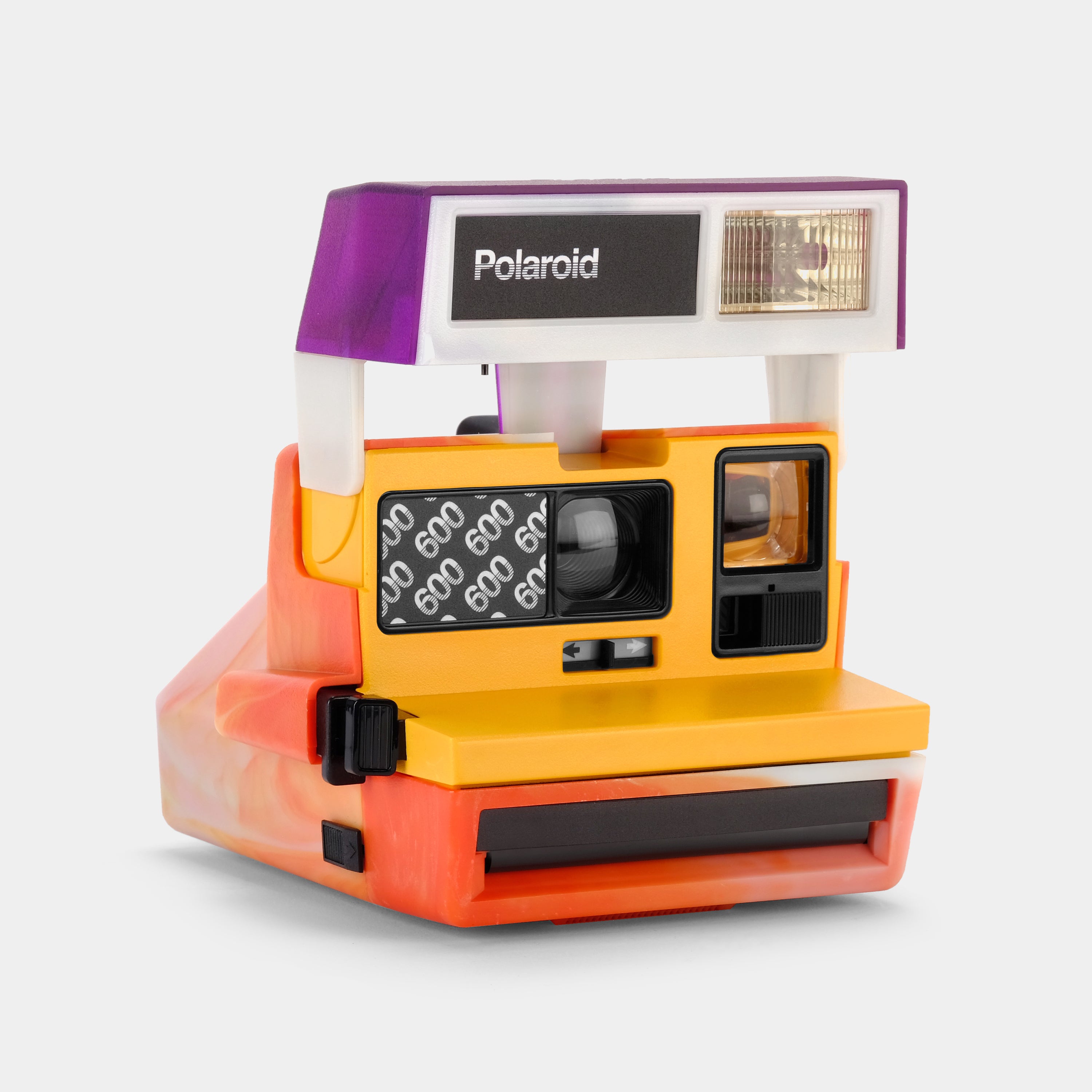 Purple, Yellow and Orange Swirl 600 Instant Film Camera