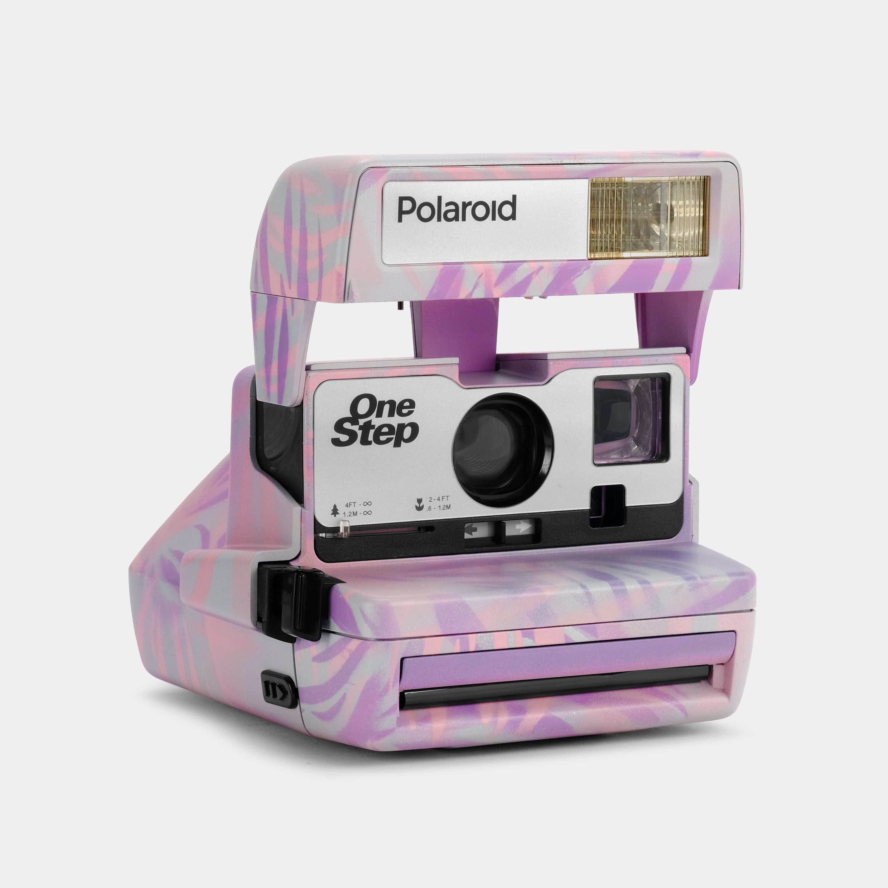 Polaroid 600 Purple and Pink Flora Instant Film Camera