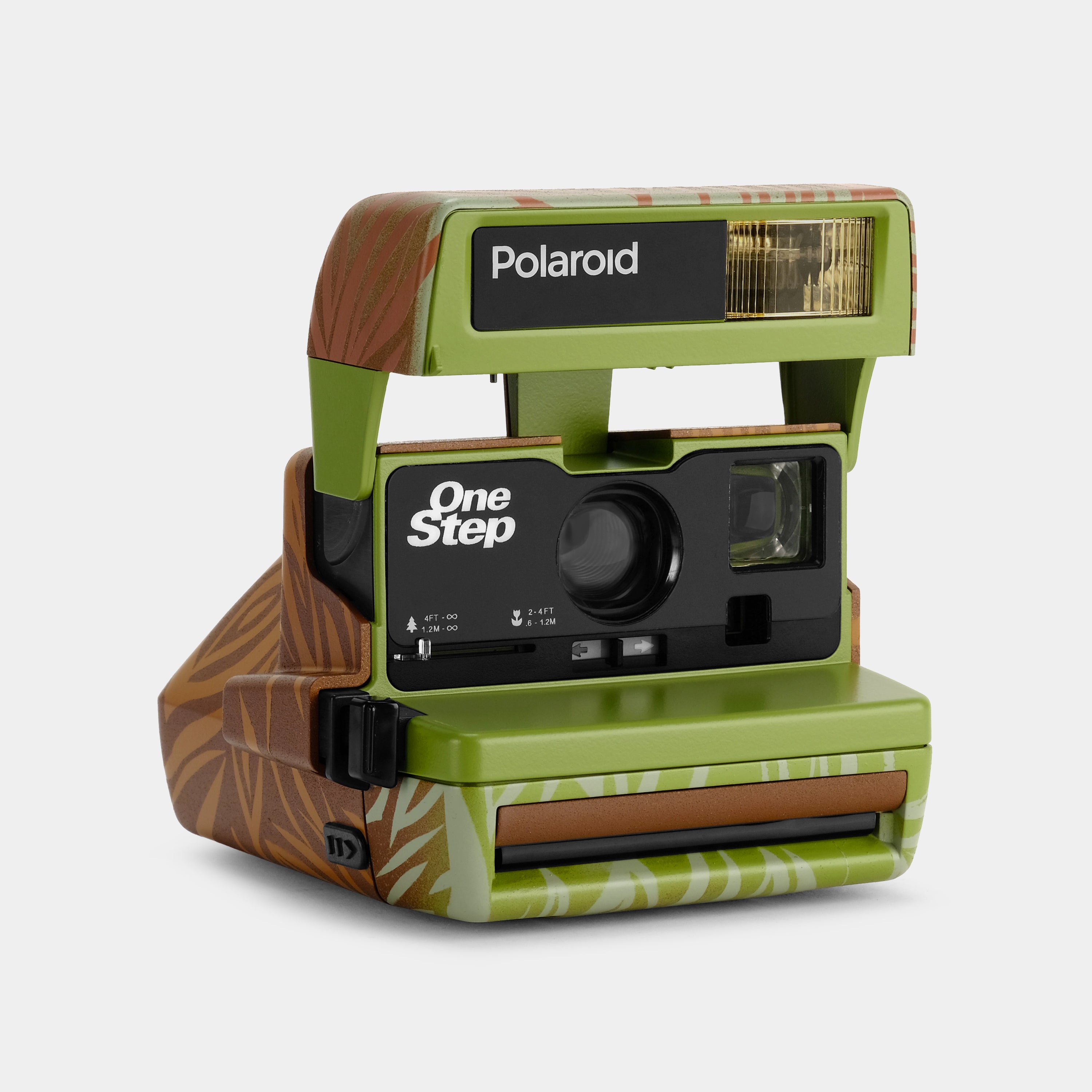 Polaroid 600 Brown and Green Flora Instant Film Camera