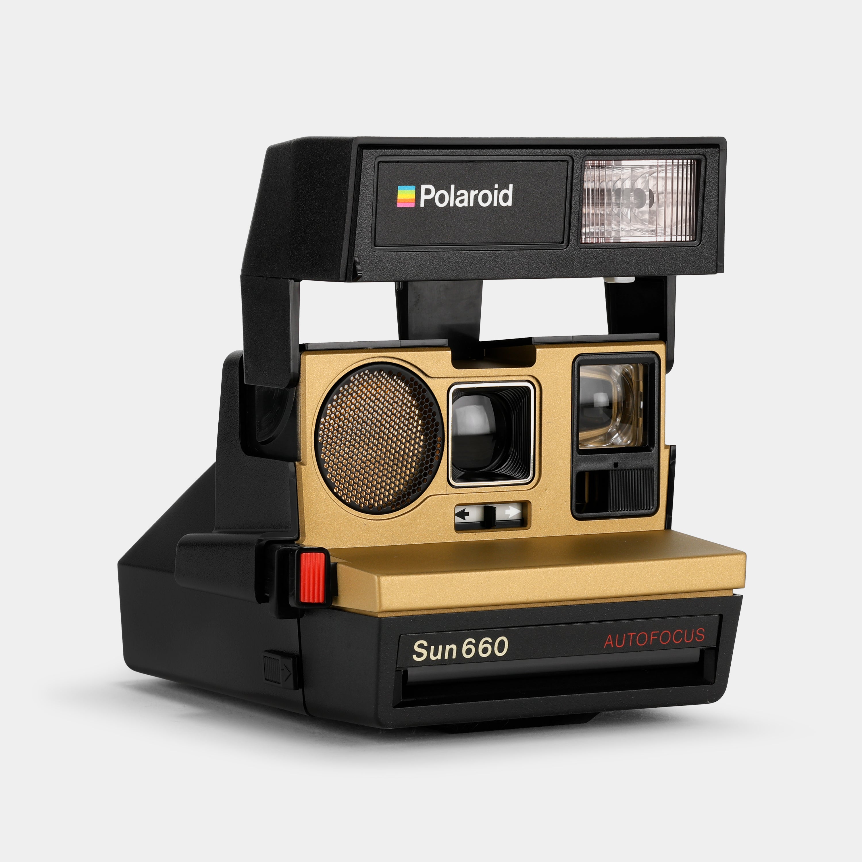 Polaroid 600 Sun660 Autofocus Gold Instant Film Camera