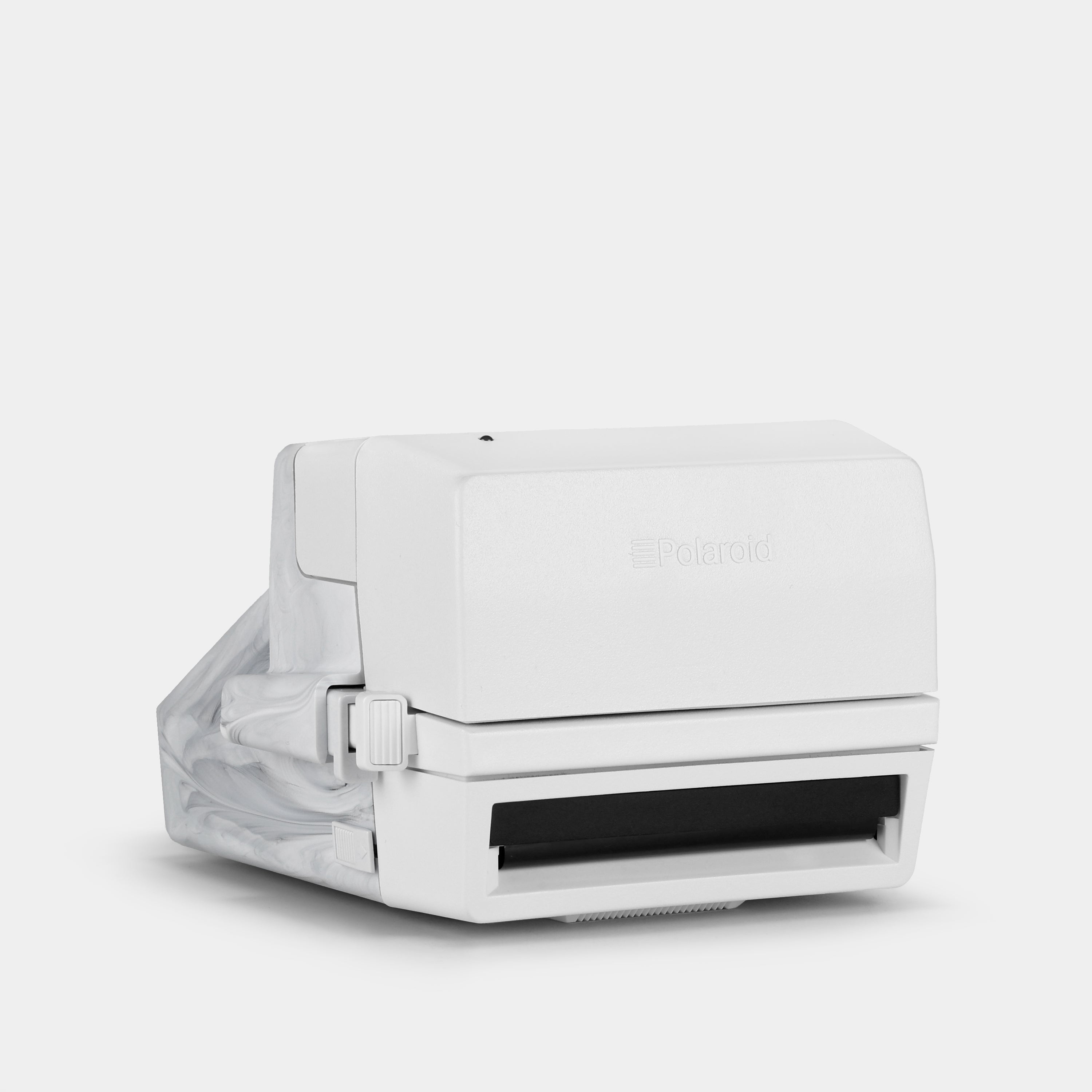 Polaroid 600 White and Black Swirl Instant Film Camera