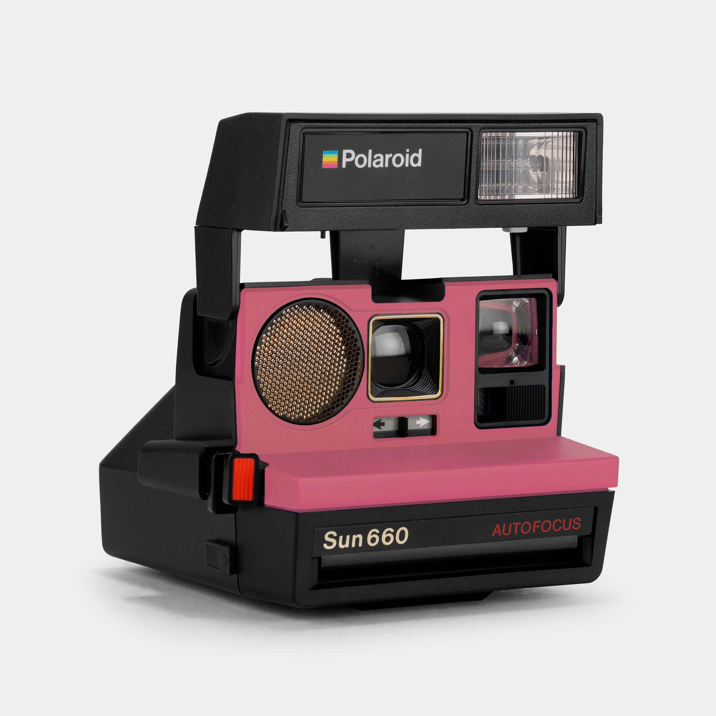 Polaroid 600 Sun660 Autofocus Salmon Instant Film Camera