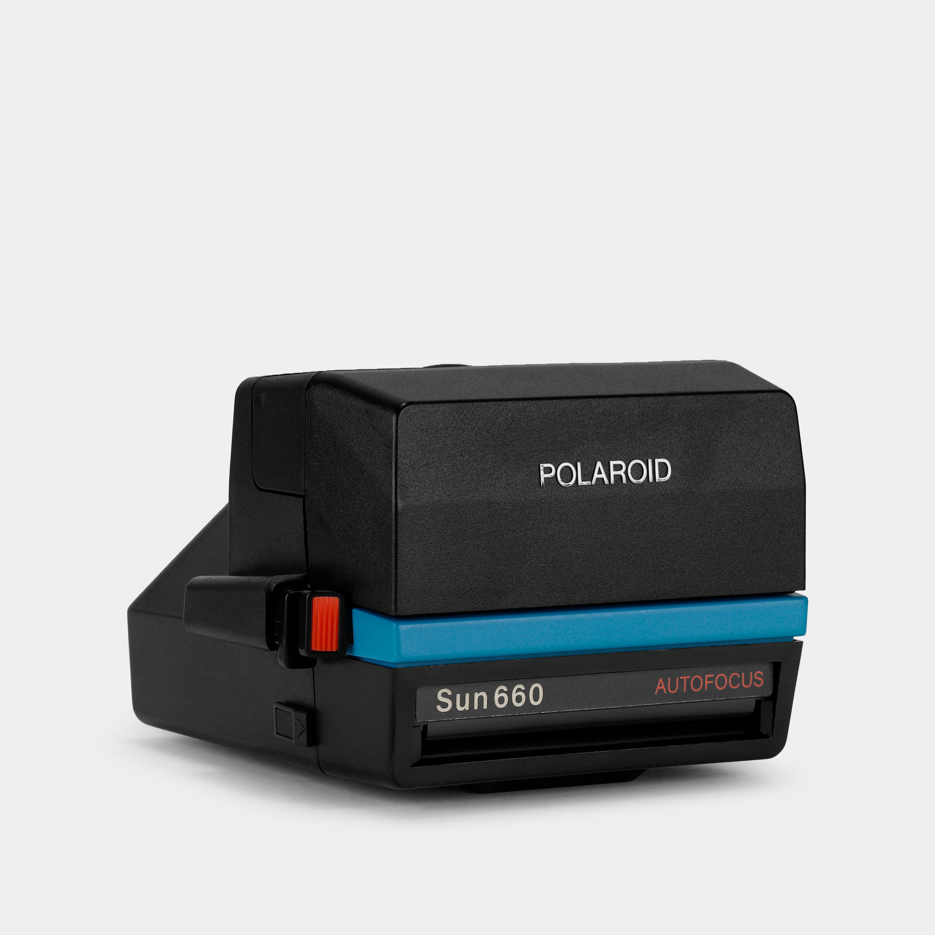 Polaroid 600 Sun660 Autofocus Blue Instant Film Camera