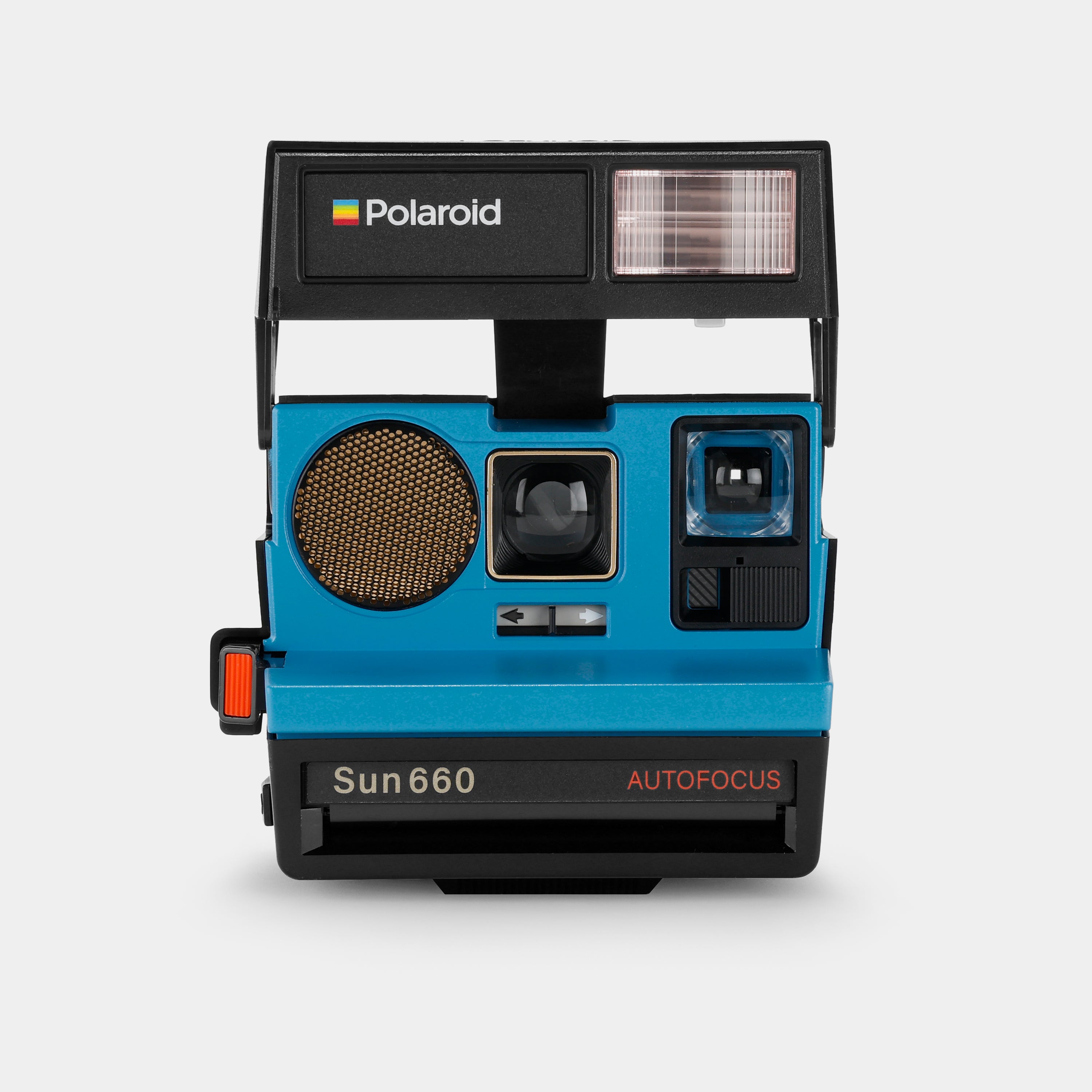 Polaroid 600 Sun660 Autofocus Blue Instant Film Camera