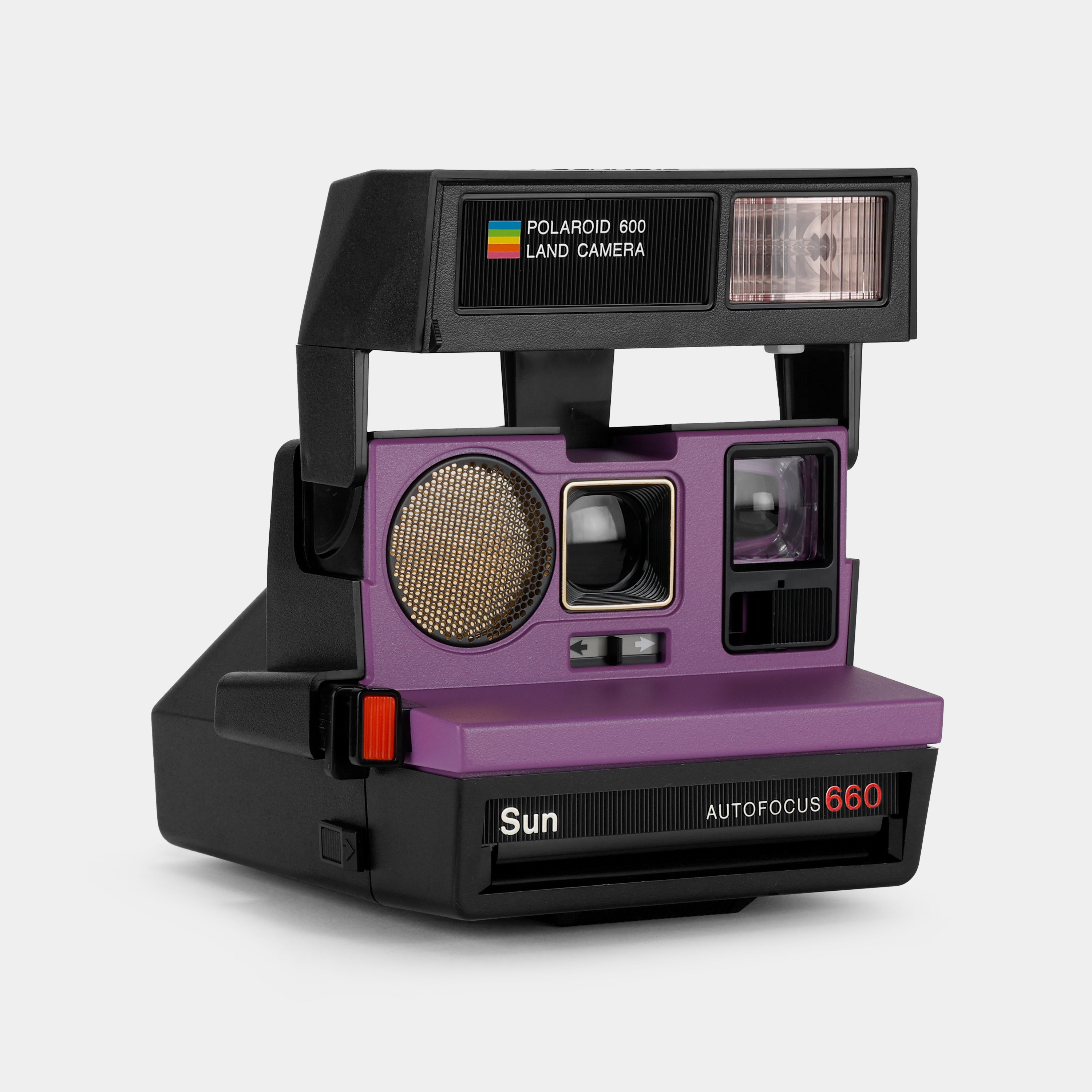 Polaroid 600 Sun660 Autofocus Purple Instant Film Camera