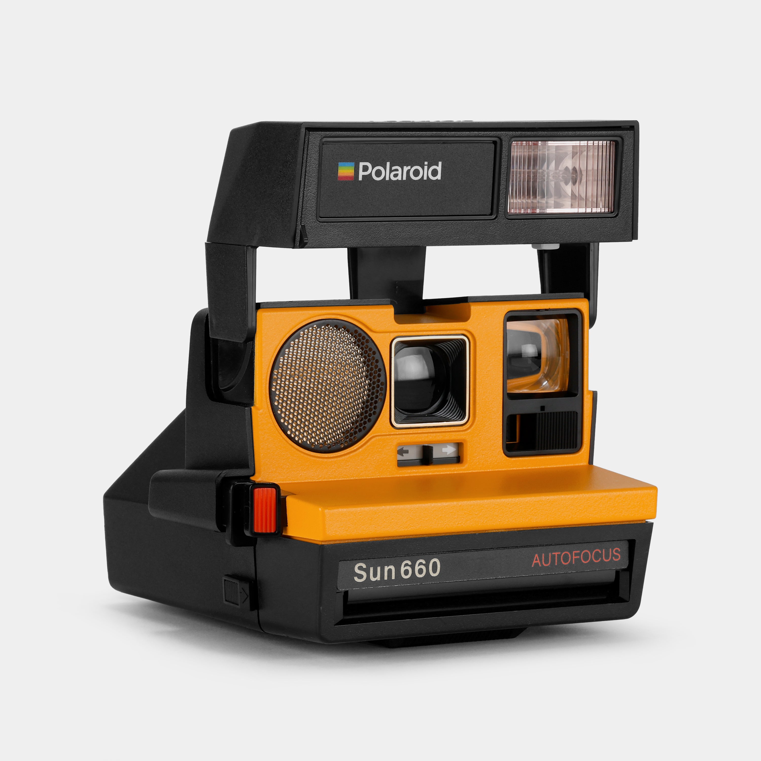 Polaroid 600 Sun660 Autofocus Orange Instant Film Camera