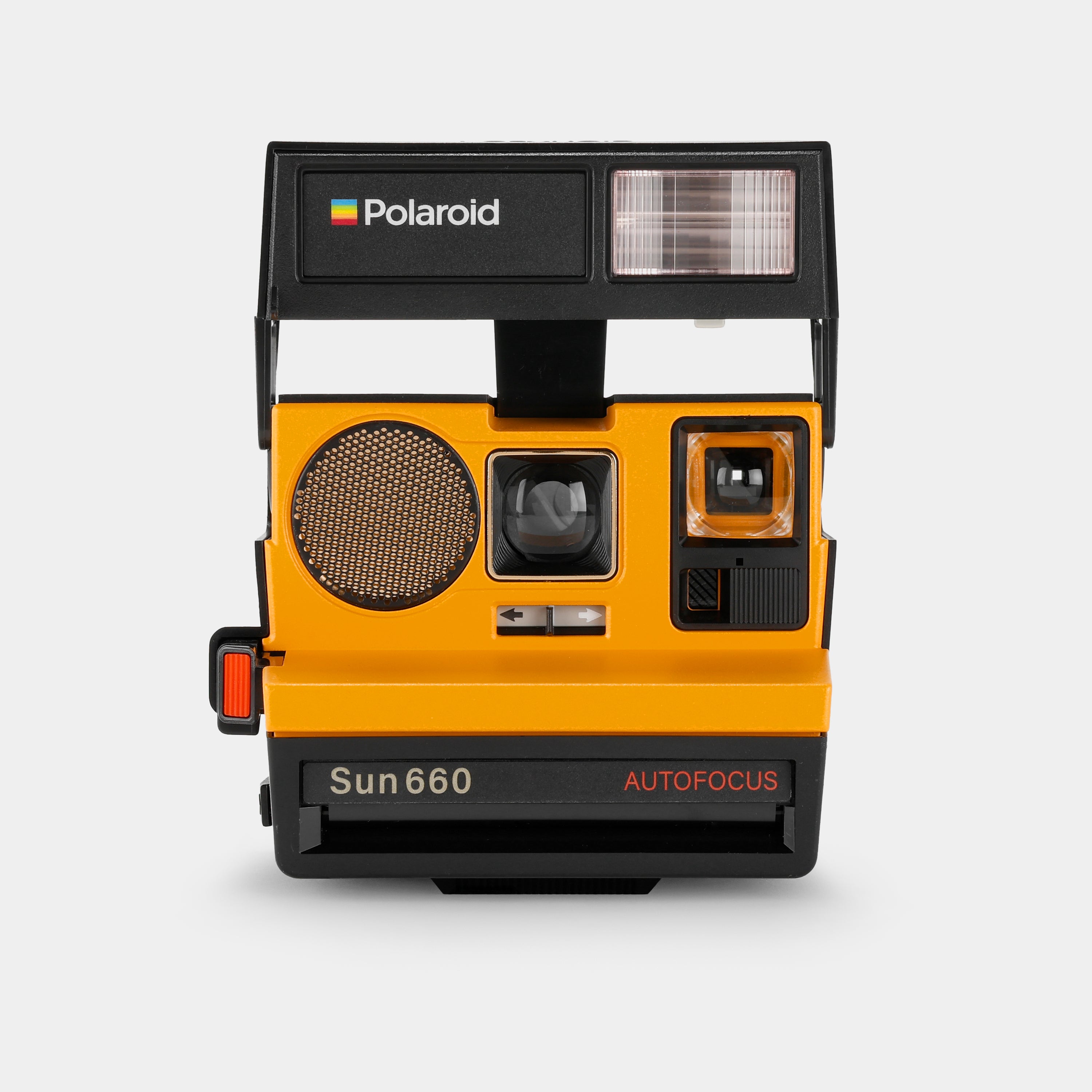 Polaroid 600 Sun660 Autofocus Orange Instant Film Camera