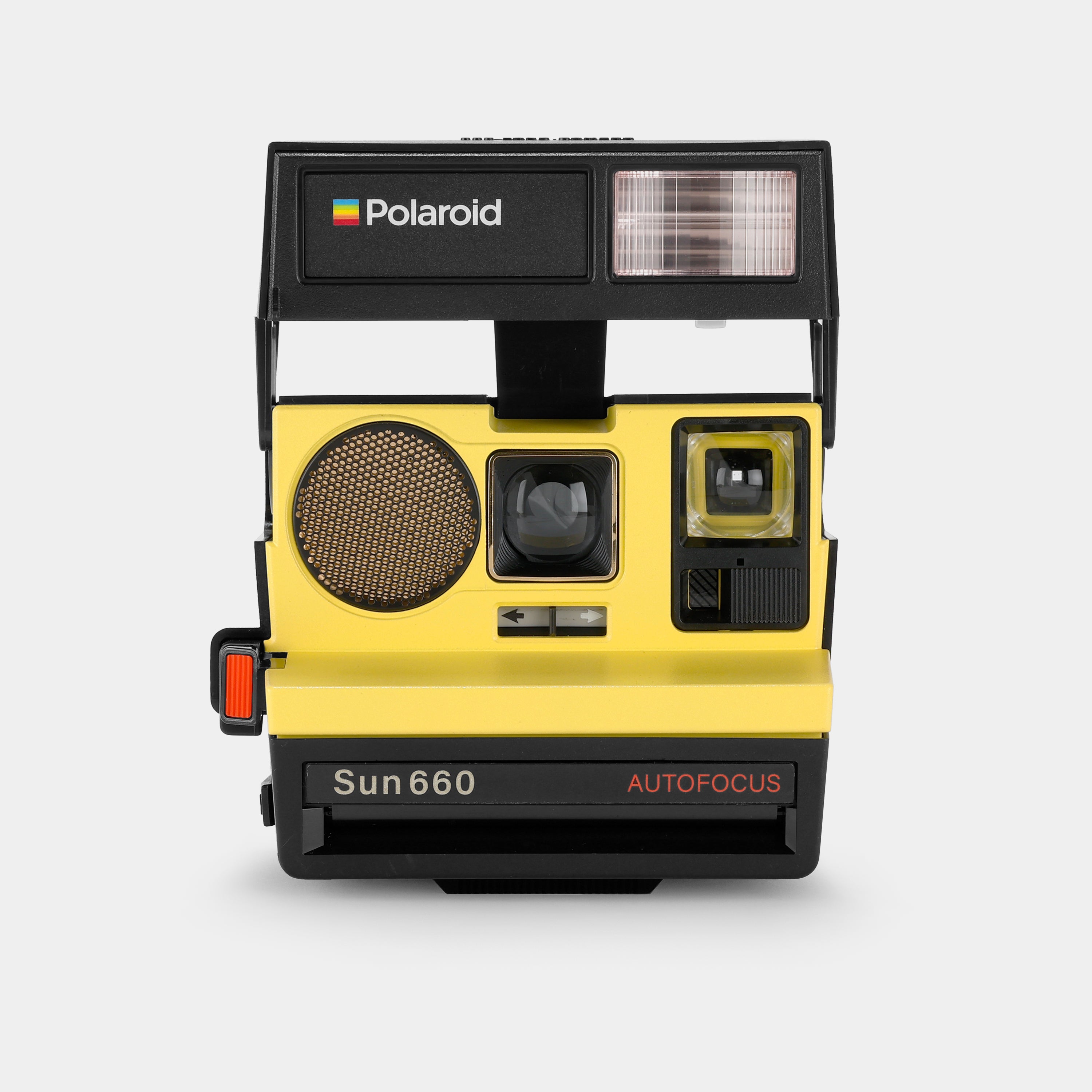 Polaroid 600 Sun660 Autofocus Yellow Instant Film Camera