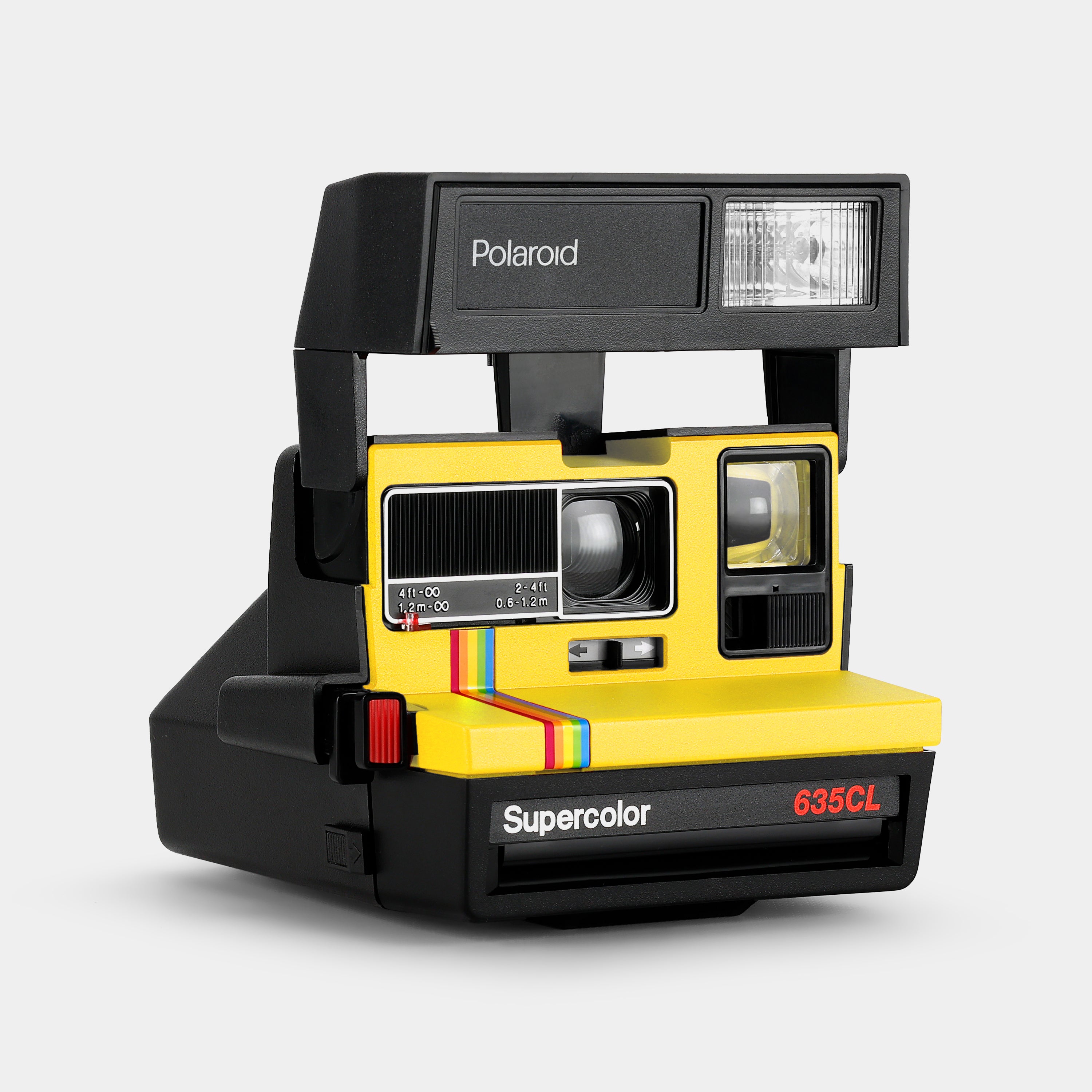 Polaroid 600 Supercolor 635 CL Yellow Instant Film Camera