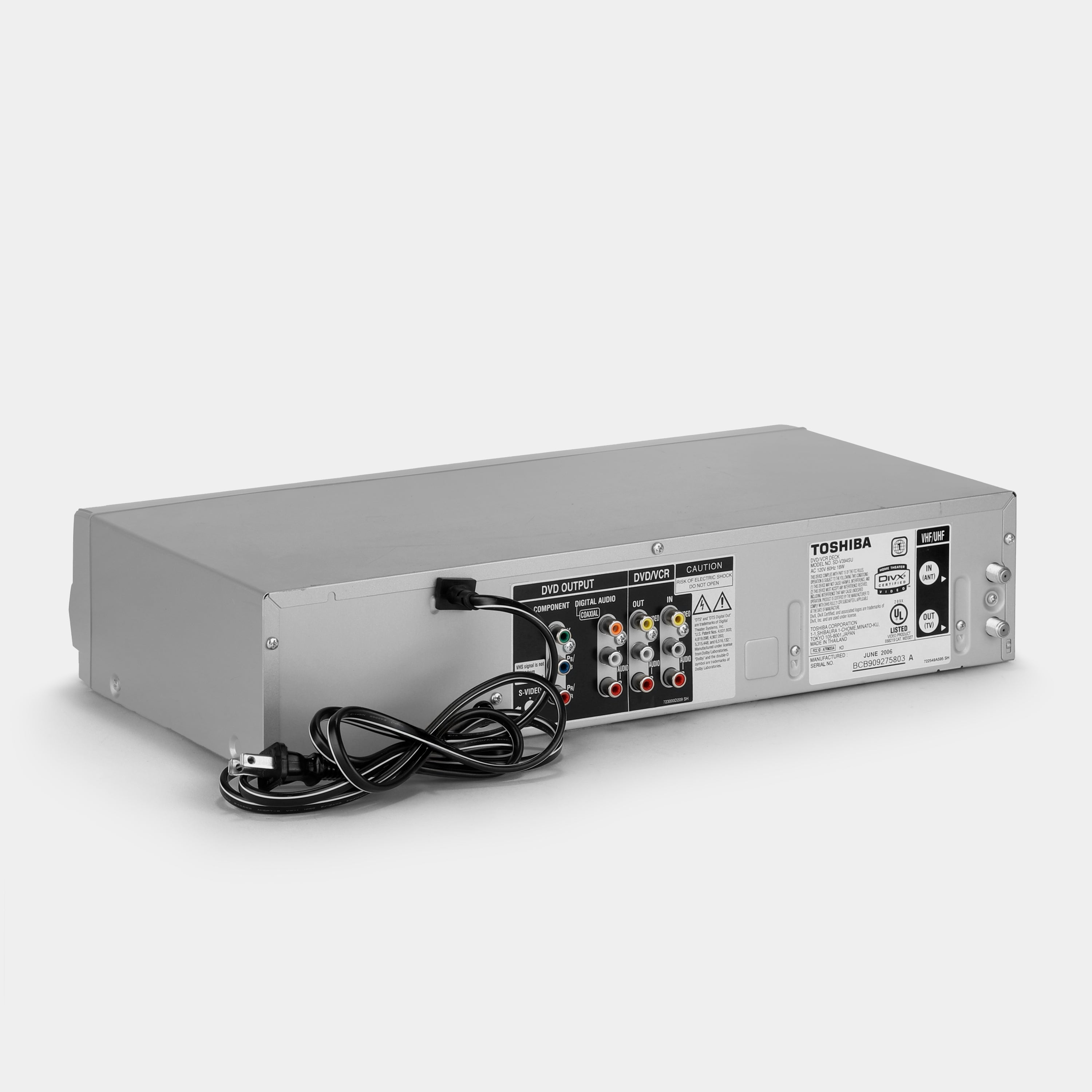 Toshiba SD-V394 DVD/VCR Combo VHS Player (B-Grade)