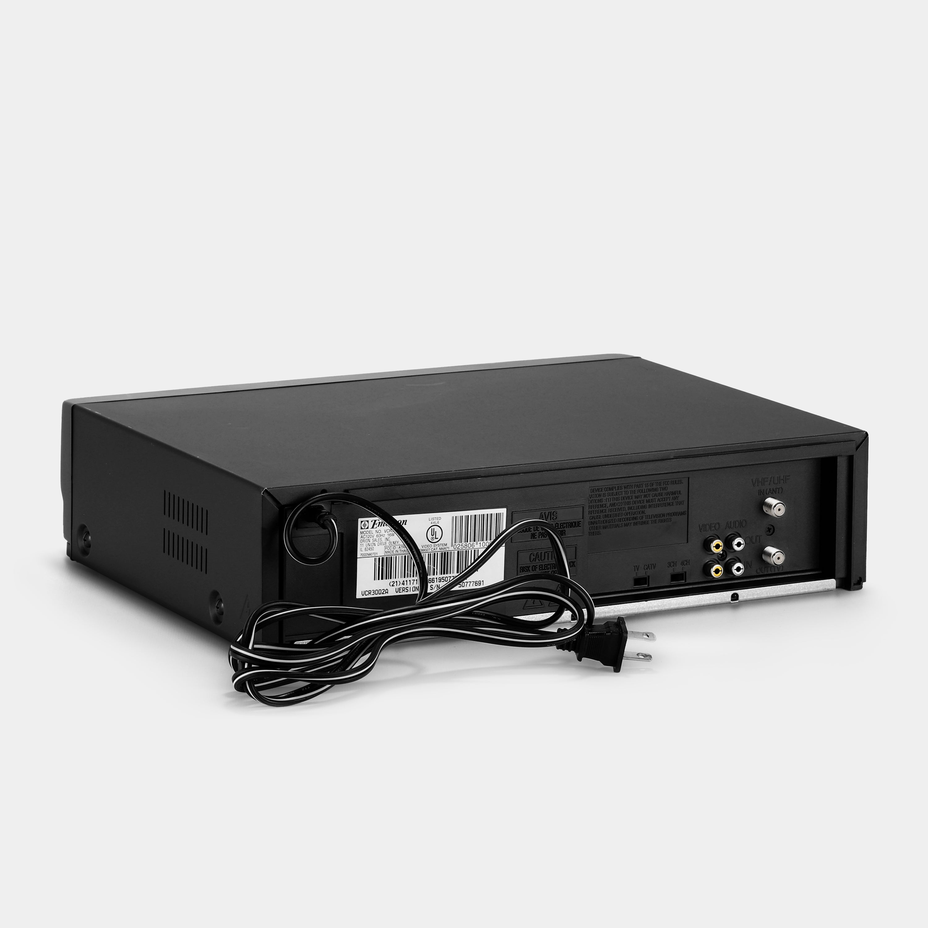 Emerson VCR3002A VCR VHS Player