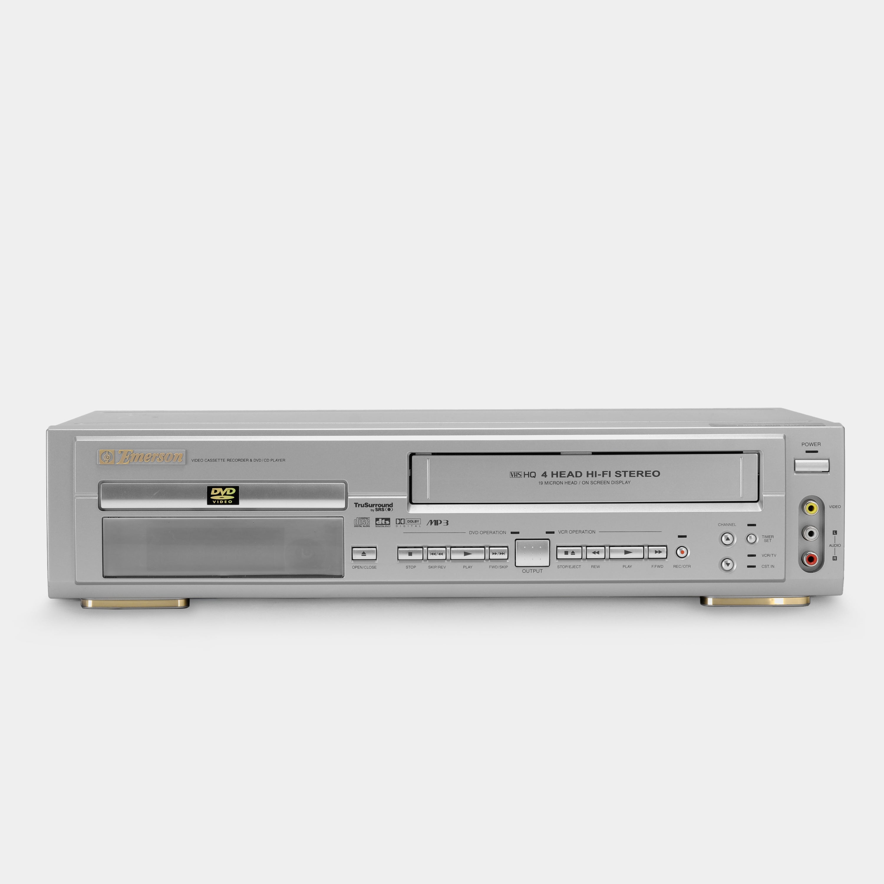 Emerson EWD2202 VCR VHS and DVD Player