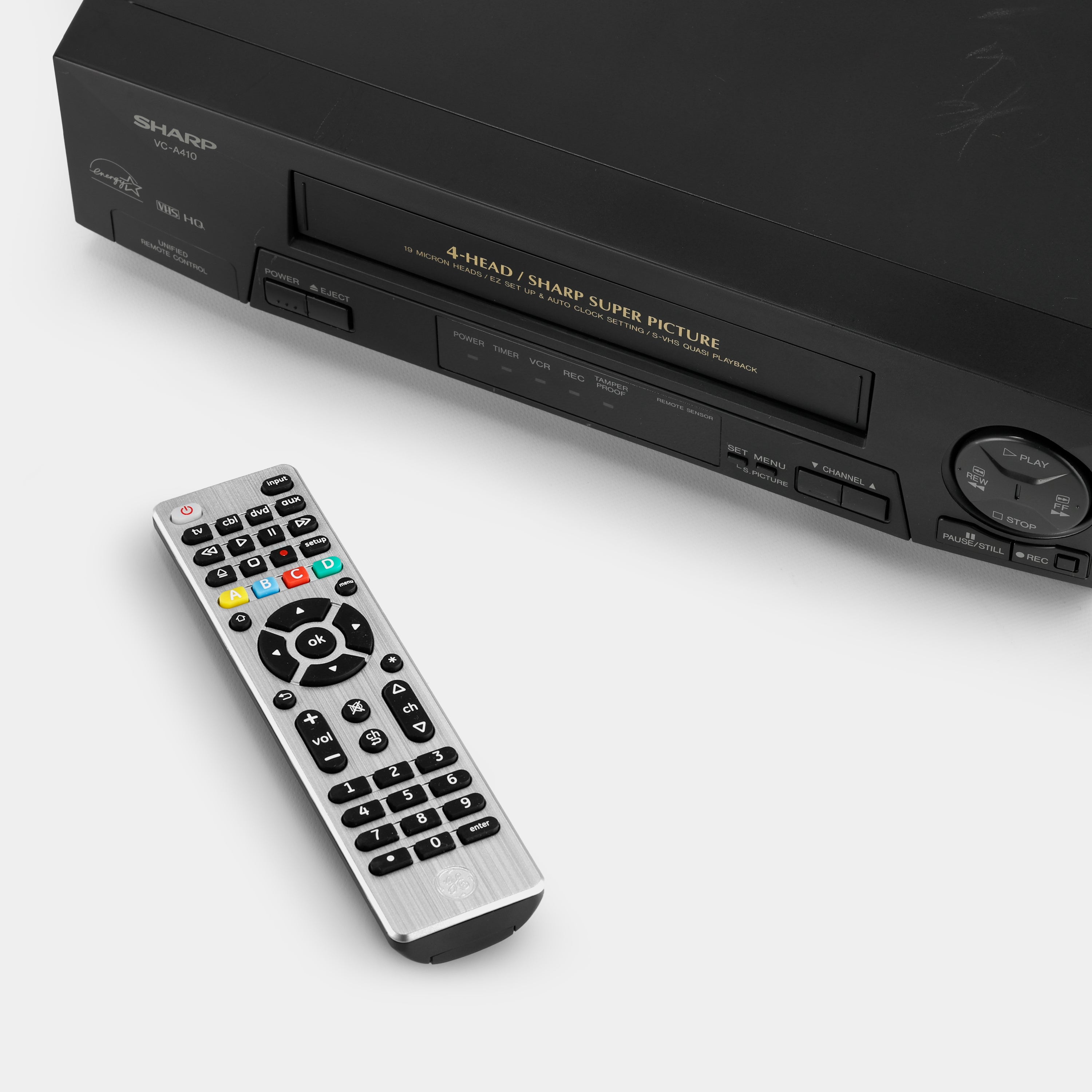 Sharp VC-A410 VCR VHS Player – Retrospekt