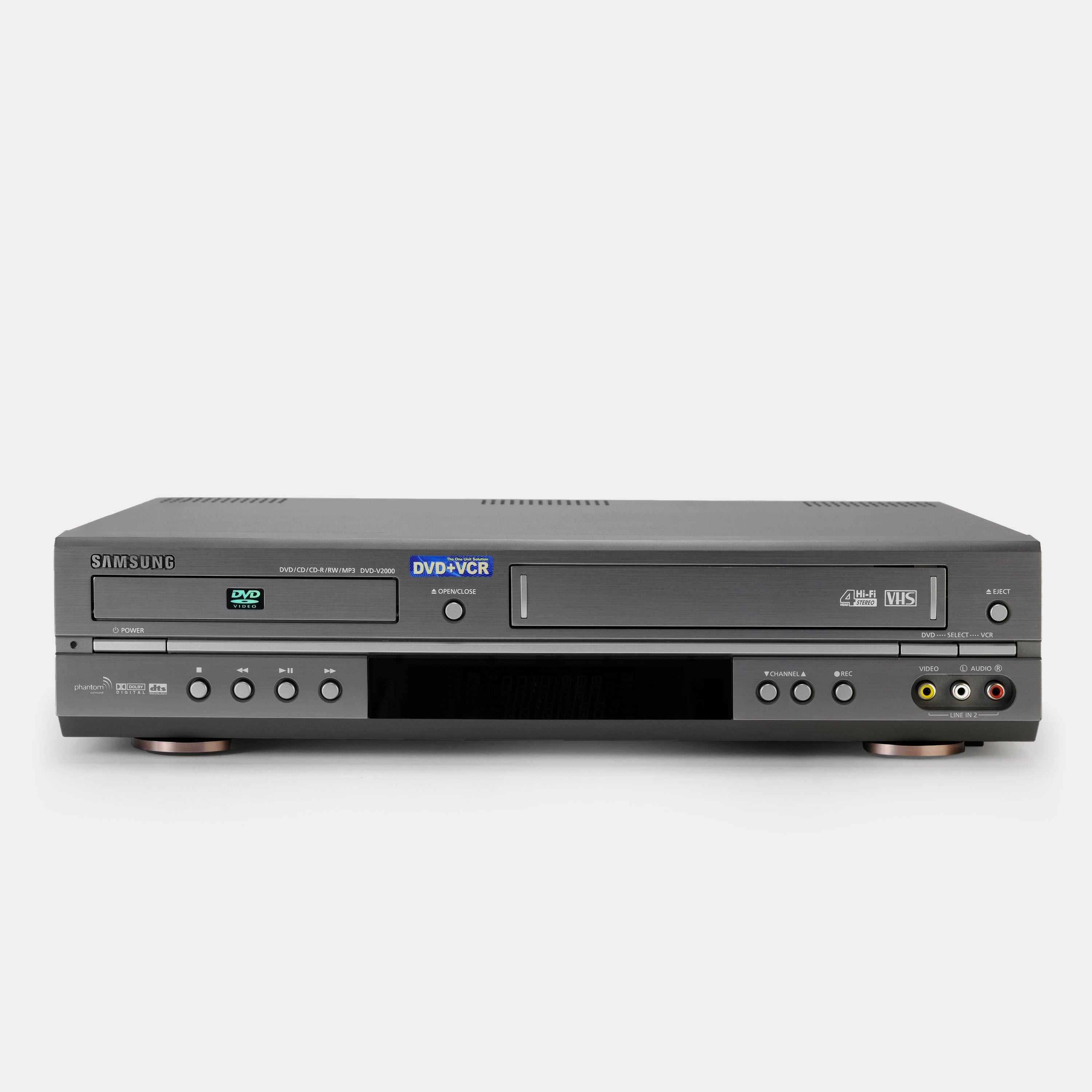 Samsung DVD-V2000 VCR DVD/VHS Dual Deck Player
